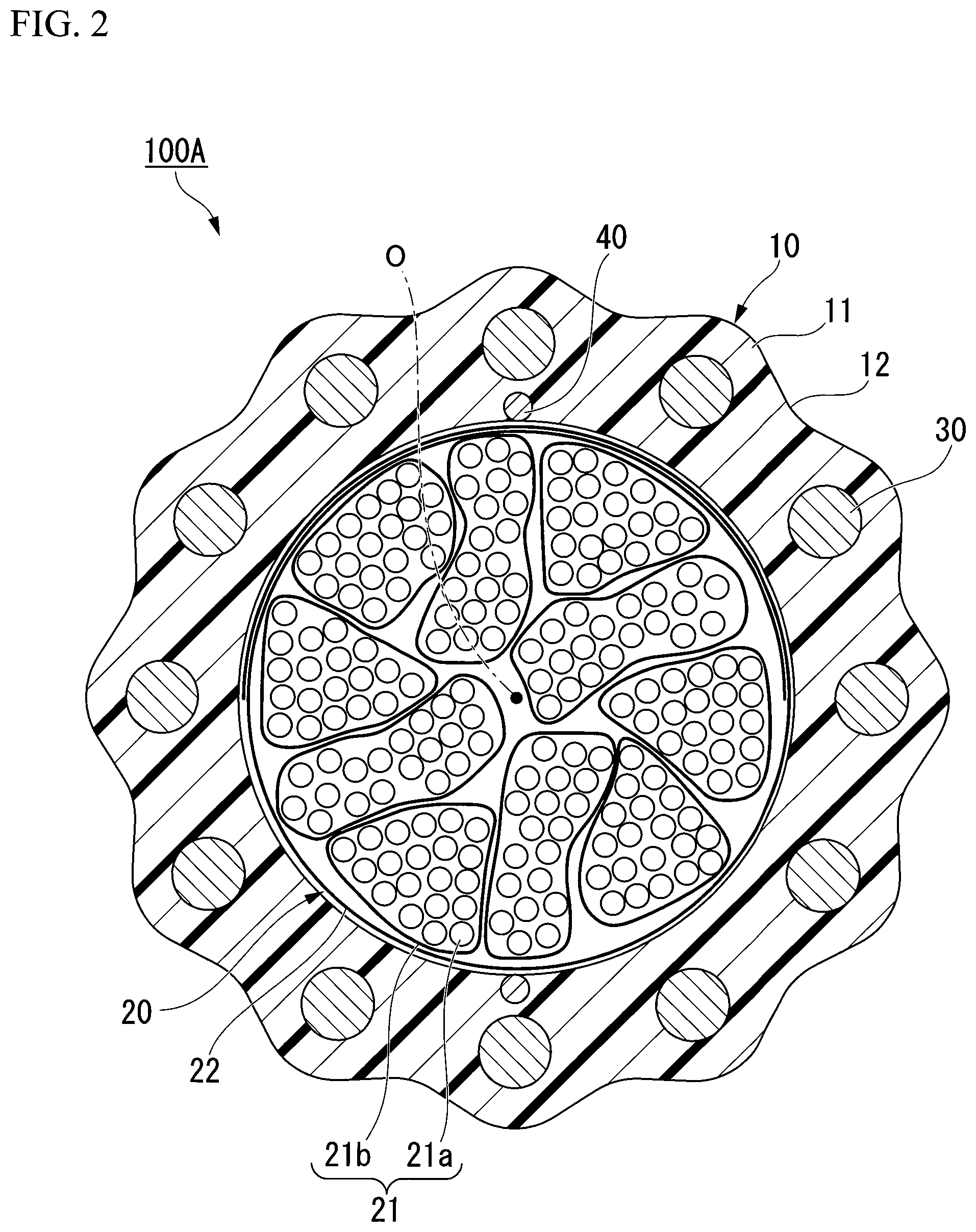 Patent US11782228 Figure 2 – Optical fiber cable
