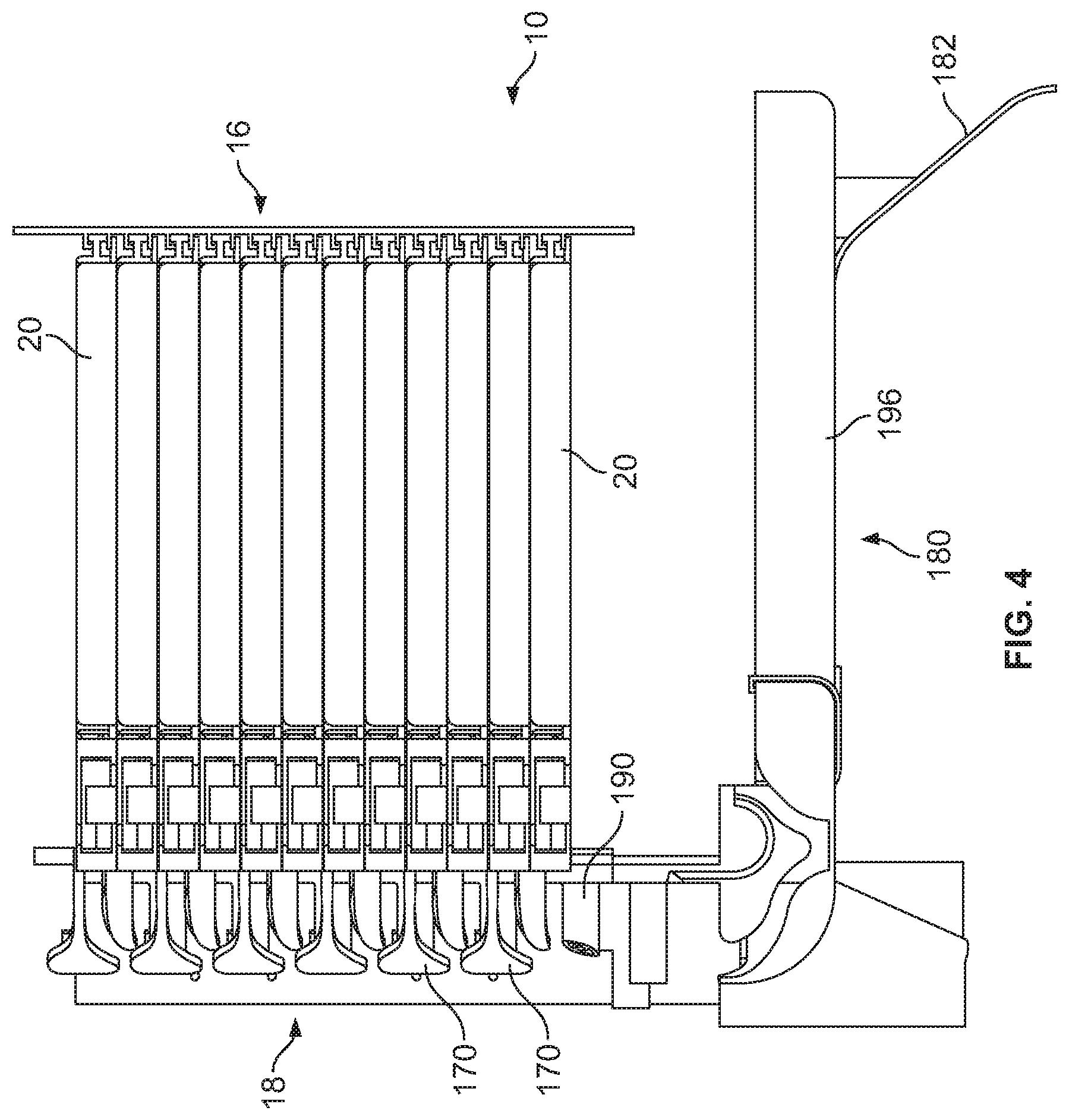 Patent US11782230 Figure 4 – Fiber optic connection cassette