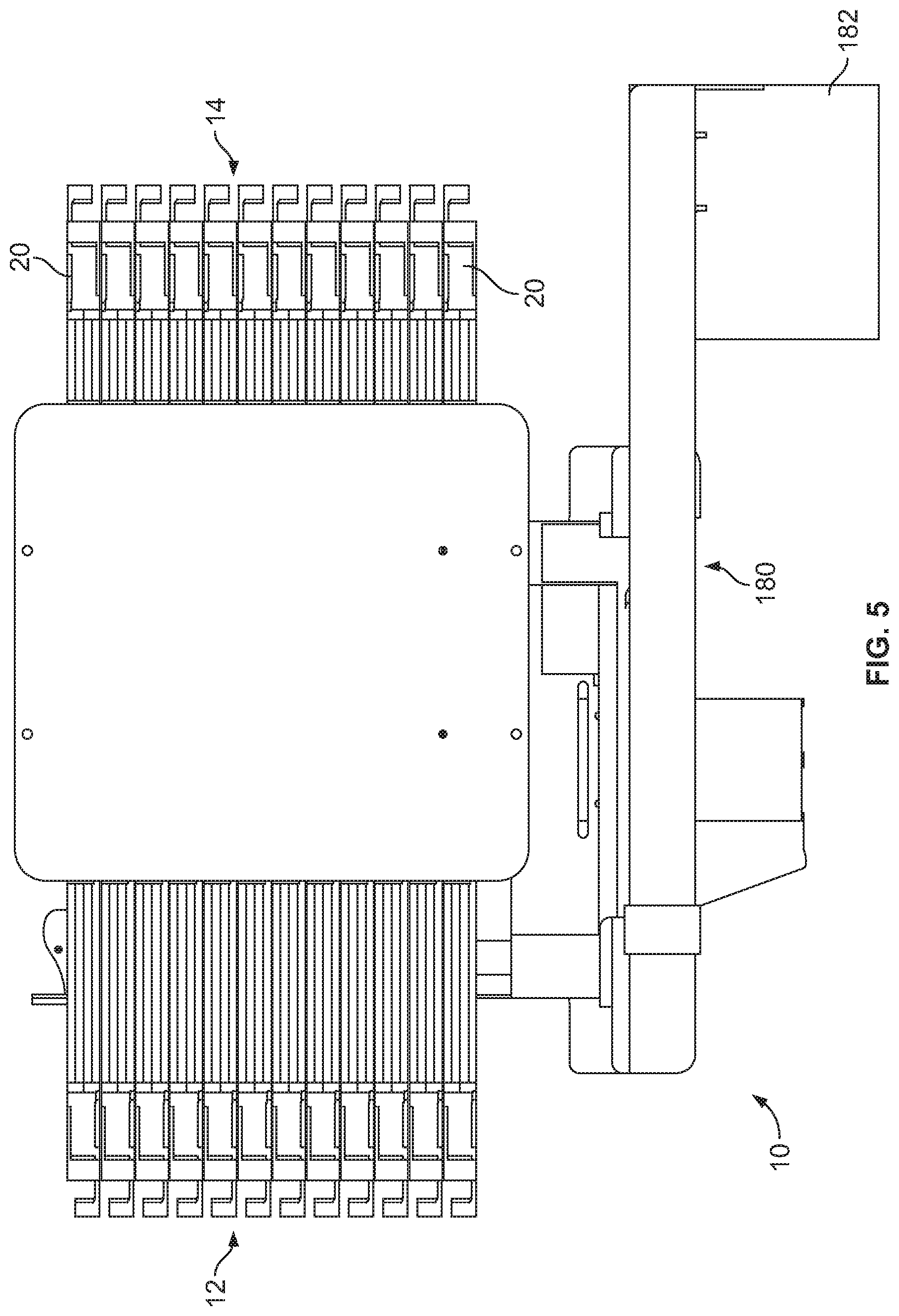Patent US11782230 Figure 5 – Fiber optic connection cassette