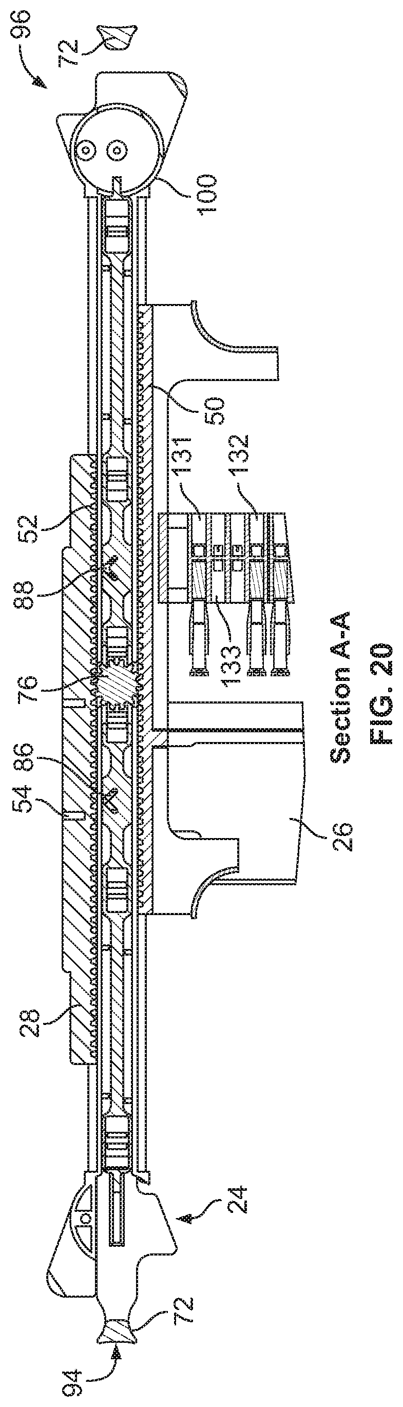 Patent US11782230 Figure 14 – Fiber optic connection cassette