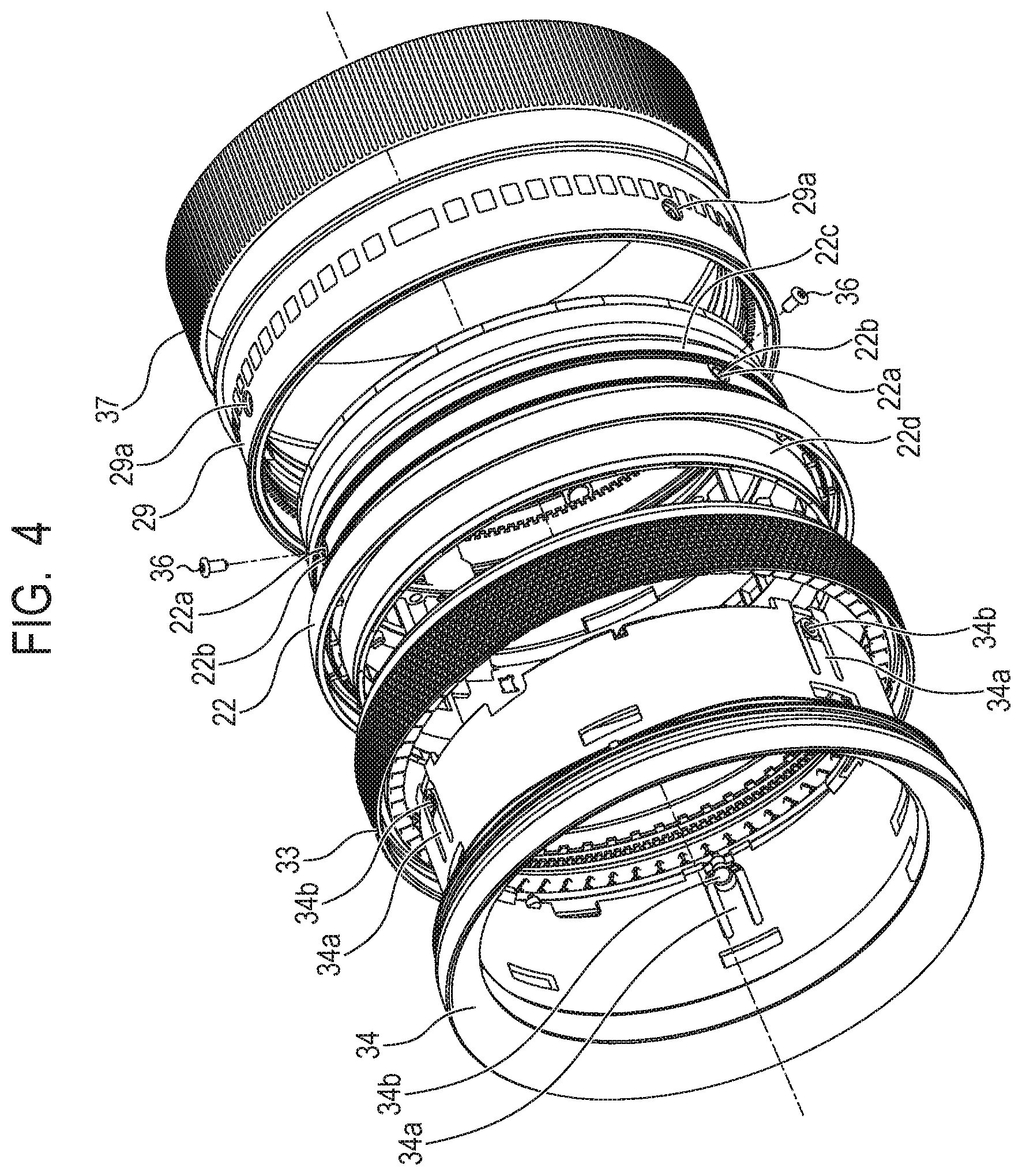 Patent US11782233 Figure 4 – Optical apparatus and image pickup apparatus