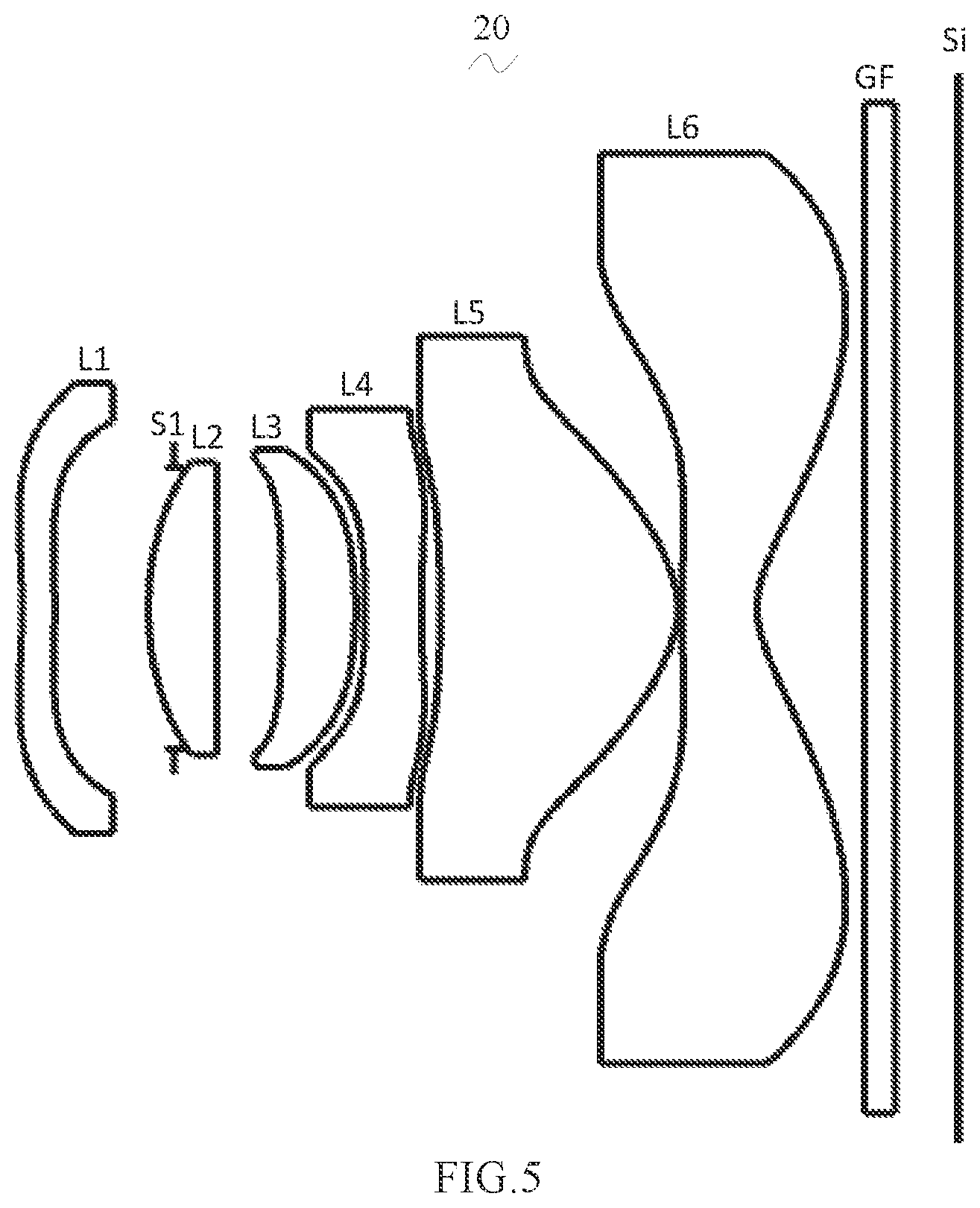Patent US11782236 Figure 4 – Camera optical lens