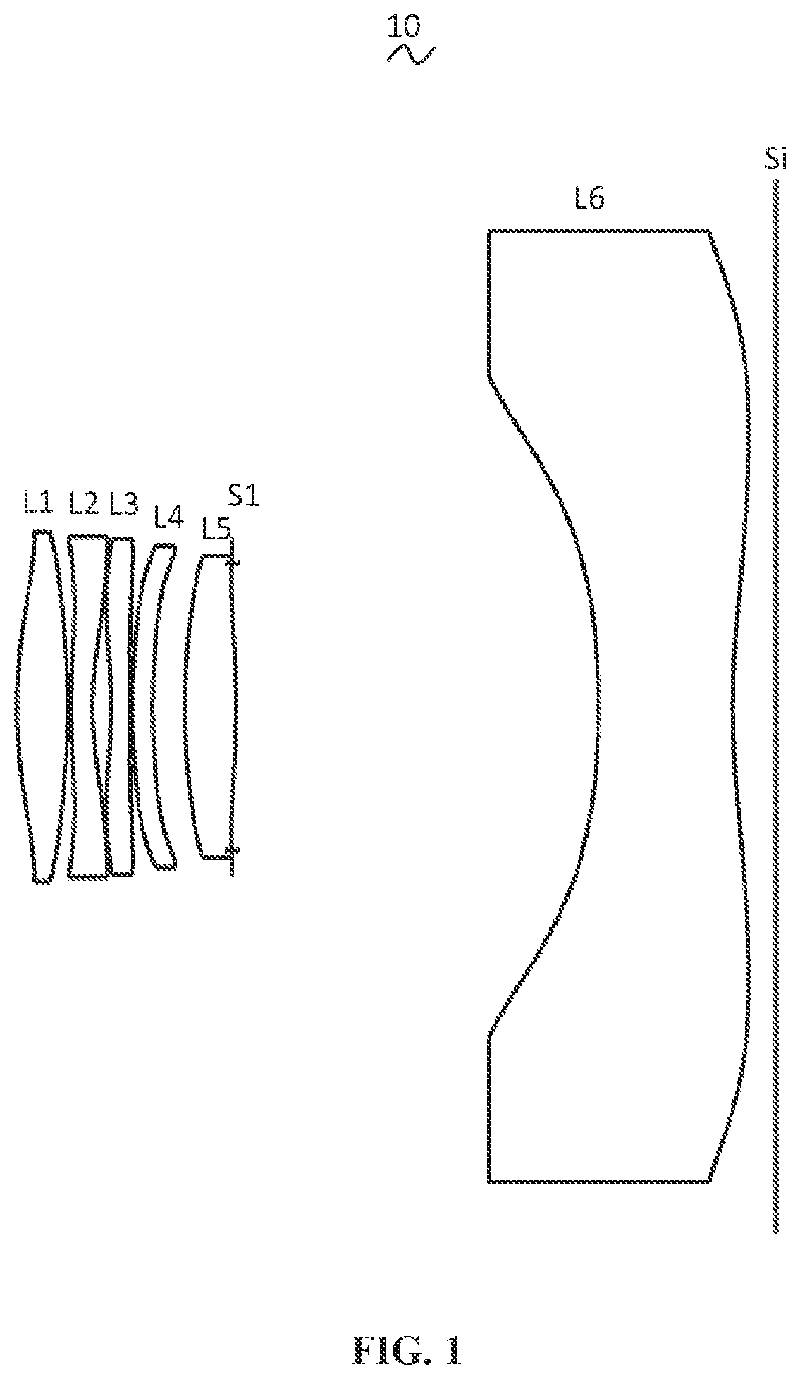 Patent US11782237 Figure 1 – Camera optical lens