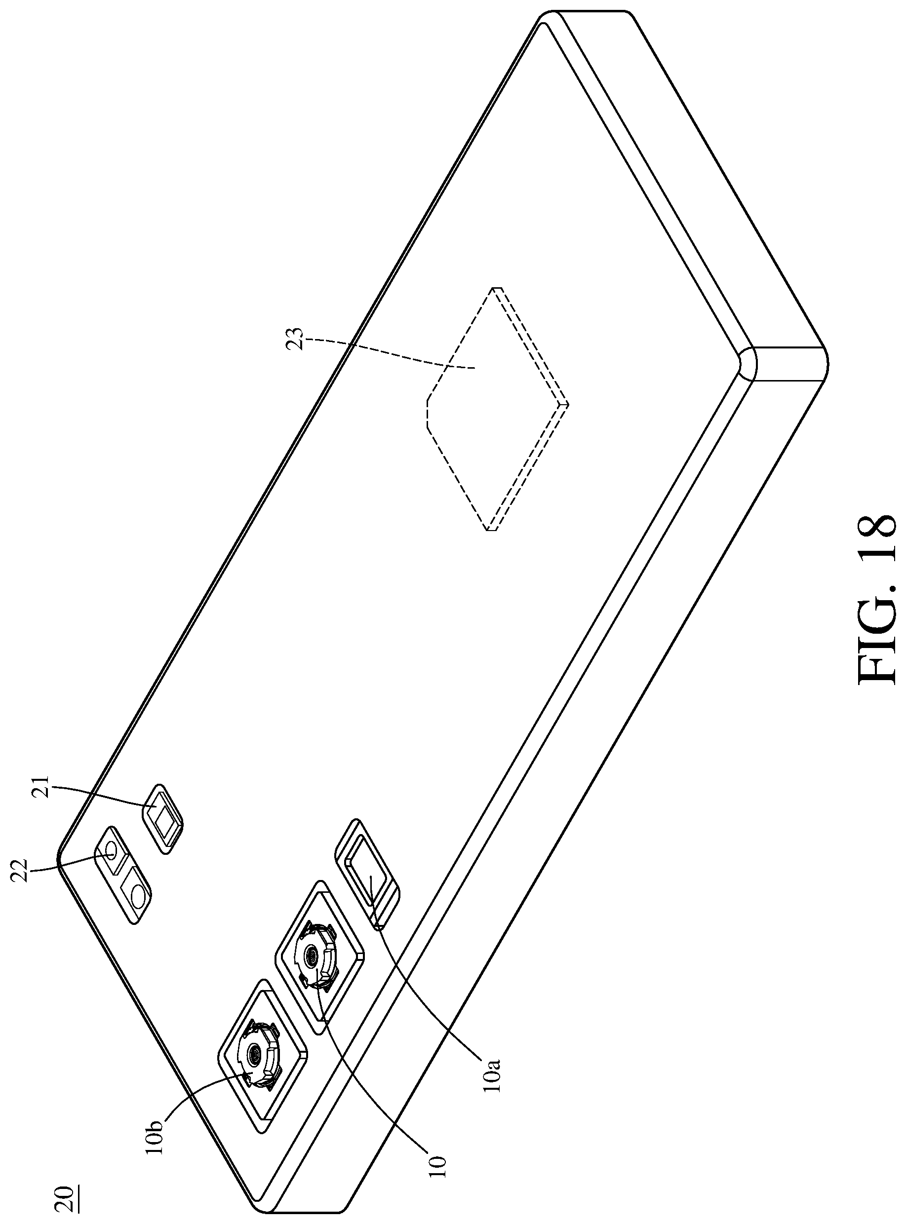 Patent US11782239 Figure 18 – Optical imaging system comprising four lenes of −−+−, +−+−, +++− or −++− refractive powers, image capturing unit and electronic device