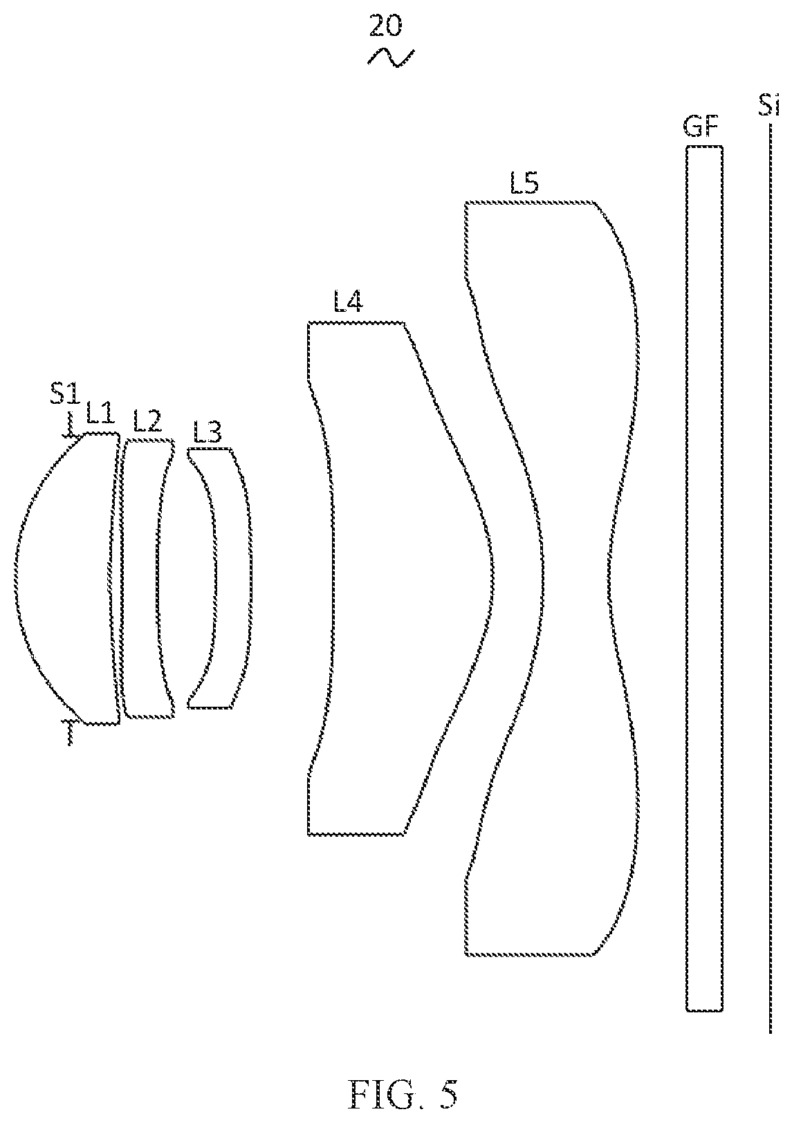 Patent US11782247 Figure 4 – Camera optical lens