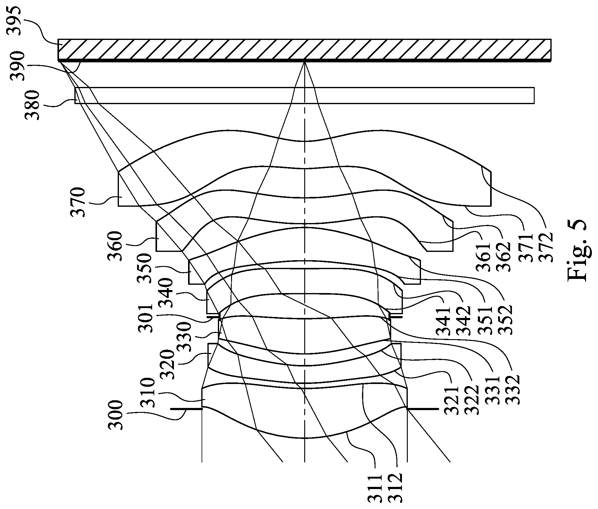 Patent US11782248 Figure 5 – Image capturing lens assembly, imaging apparatus and electronic device
