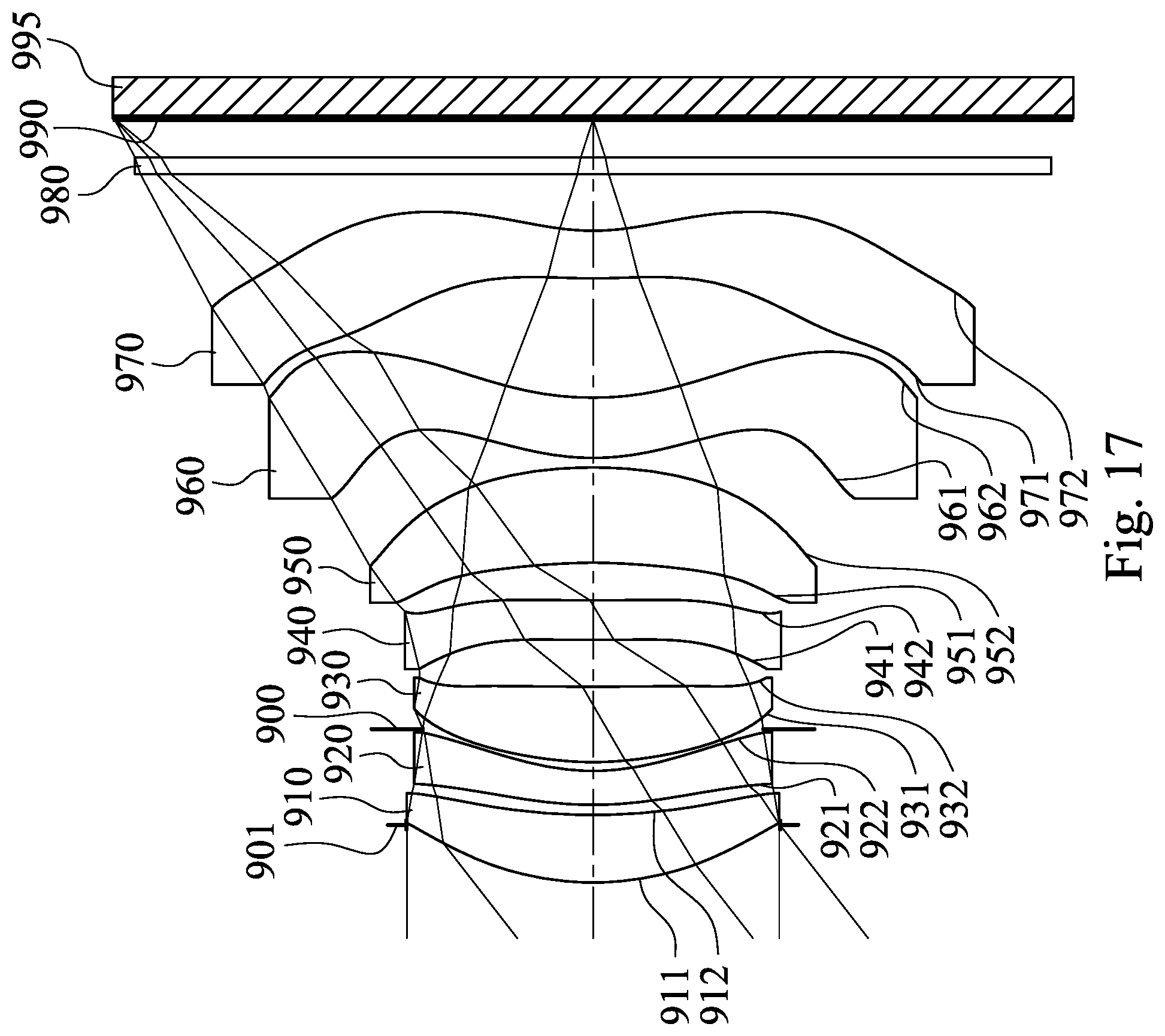 Patent US11782248 Figure 17 – Image capturing lens assembly, imaging apparatus and electronic device