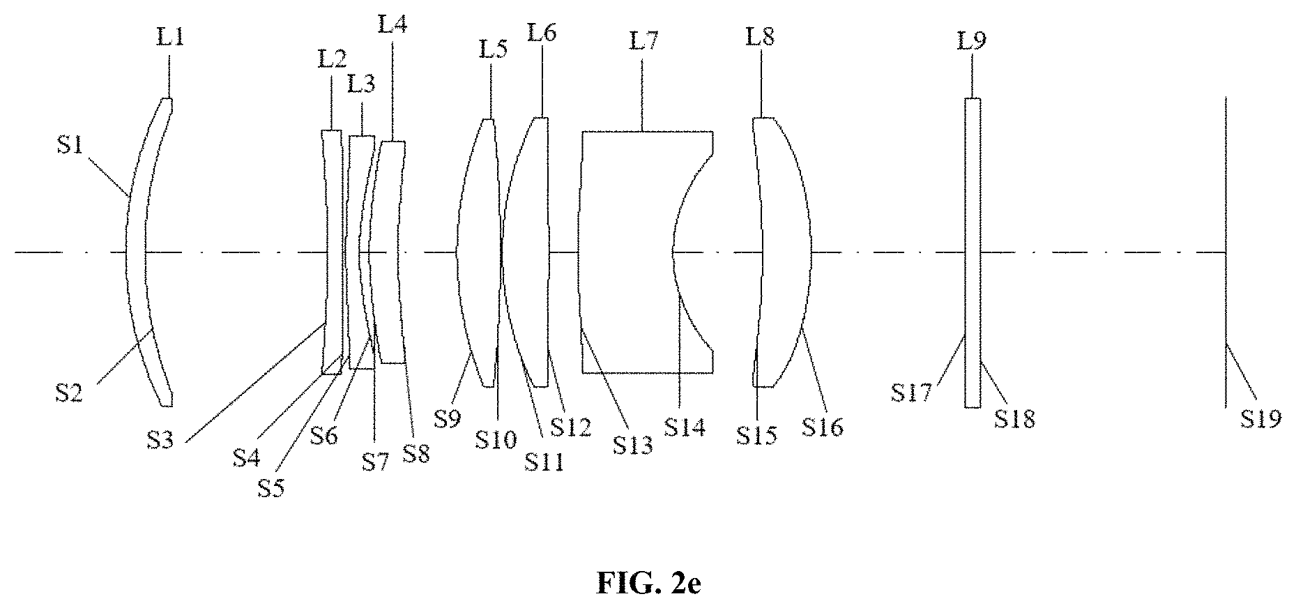 Patent US11782249 Figure 11 – Optical system, camera module, and electronic device