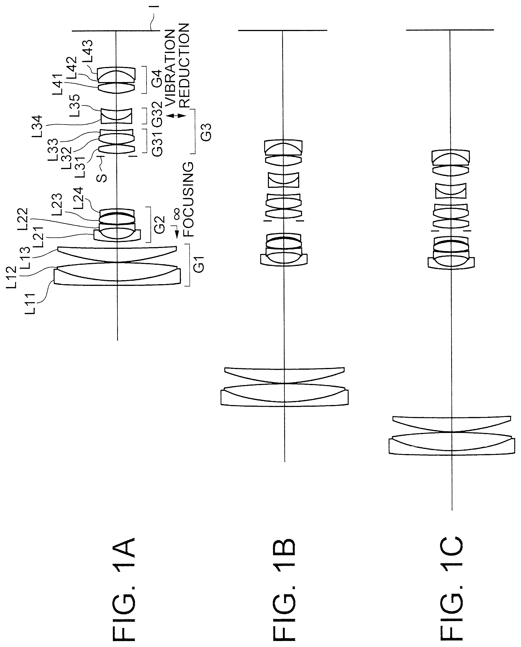 Patent US11782250 Figure 1 – Zooming optical system, optical apparatus and method for manufacturing zooming optical system
