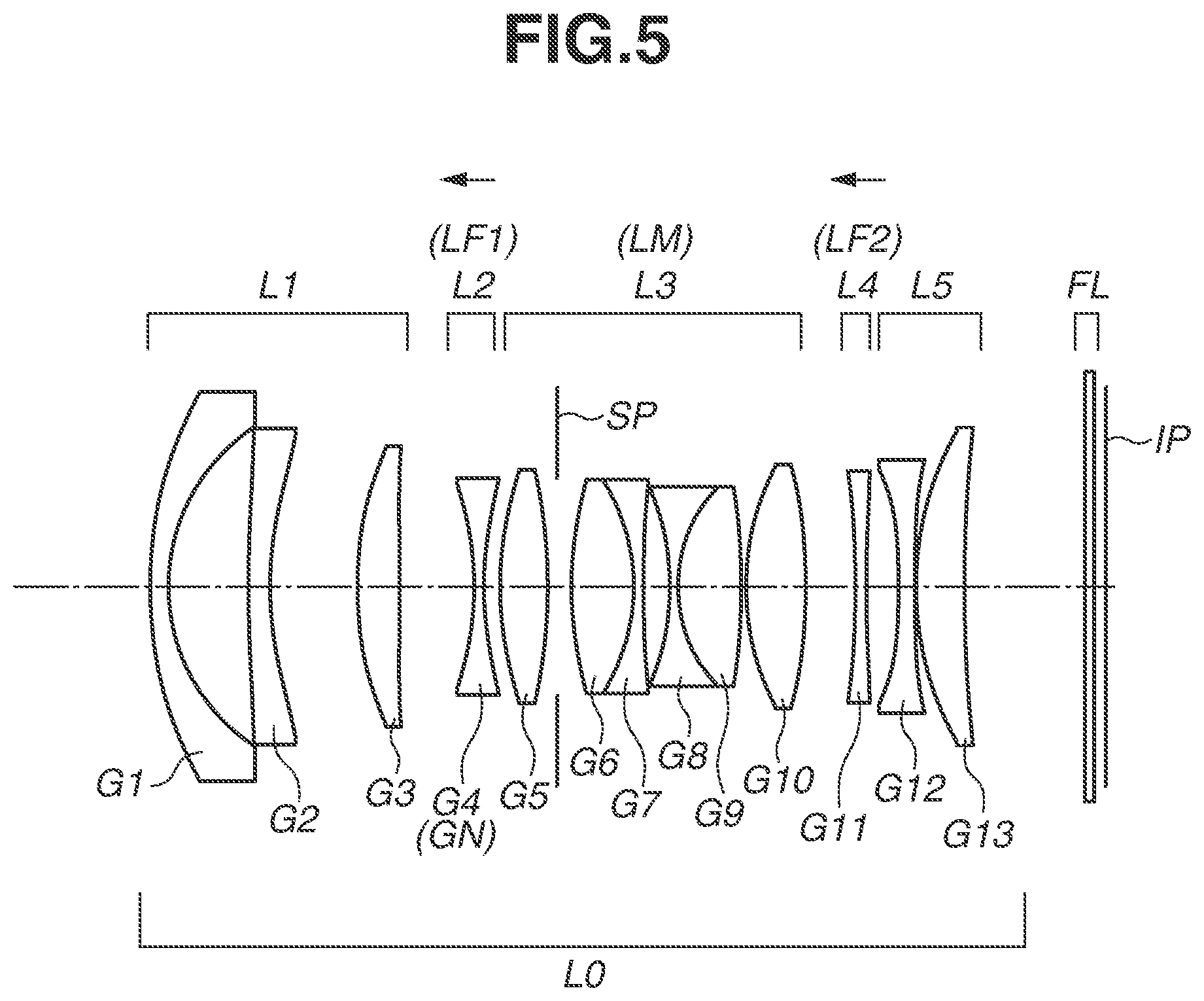 Patent US11782252 Figure 5 – Optical system and image capturing apparatus including the same