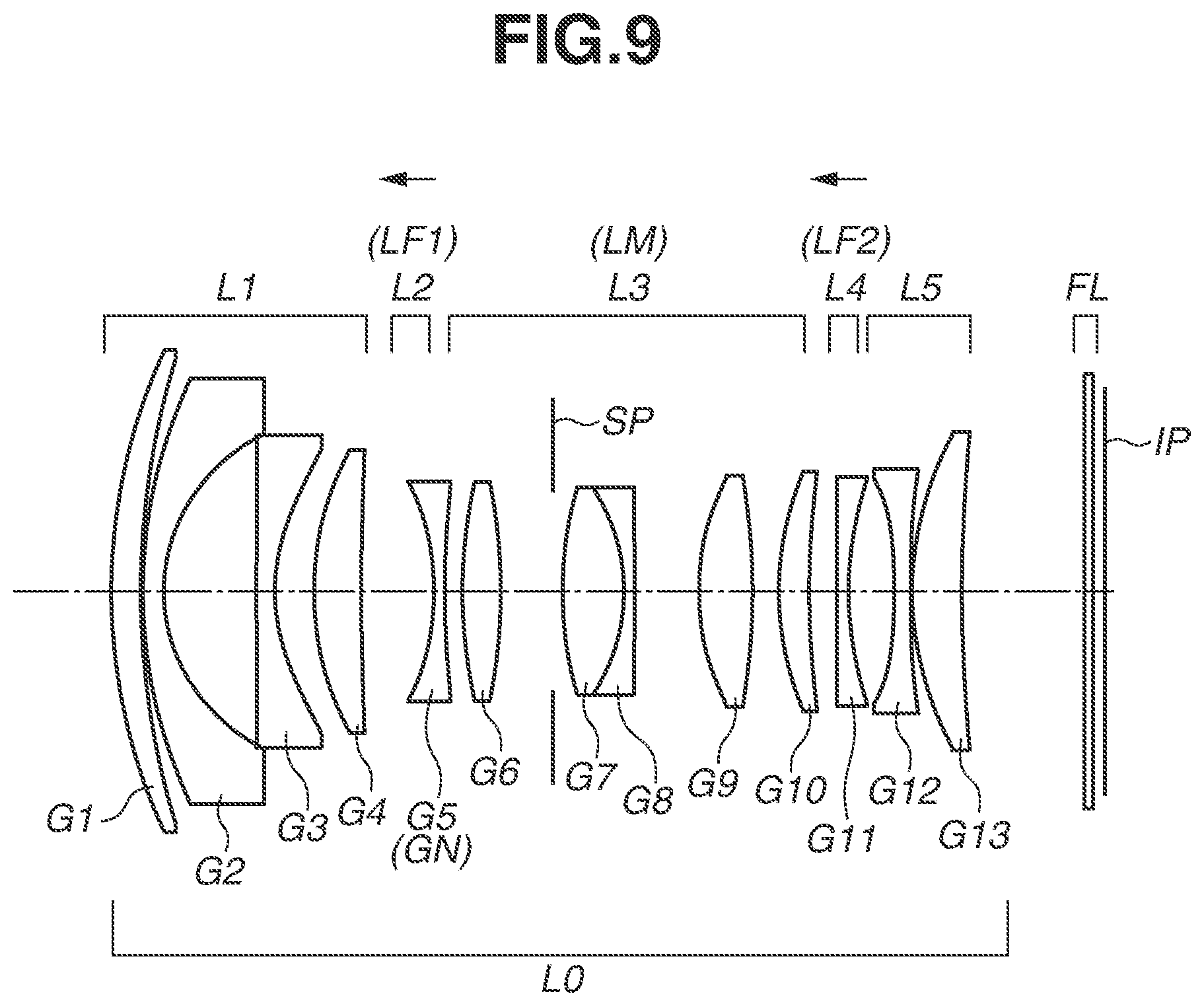 Patent US11782252 Figure 9 – Optical system and image capturing apparatus including the same