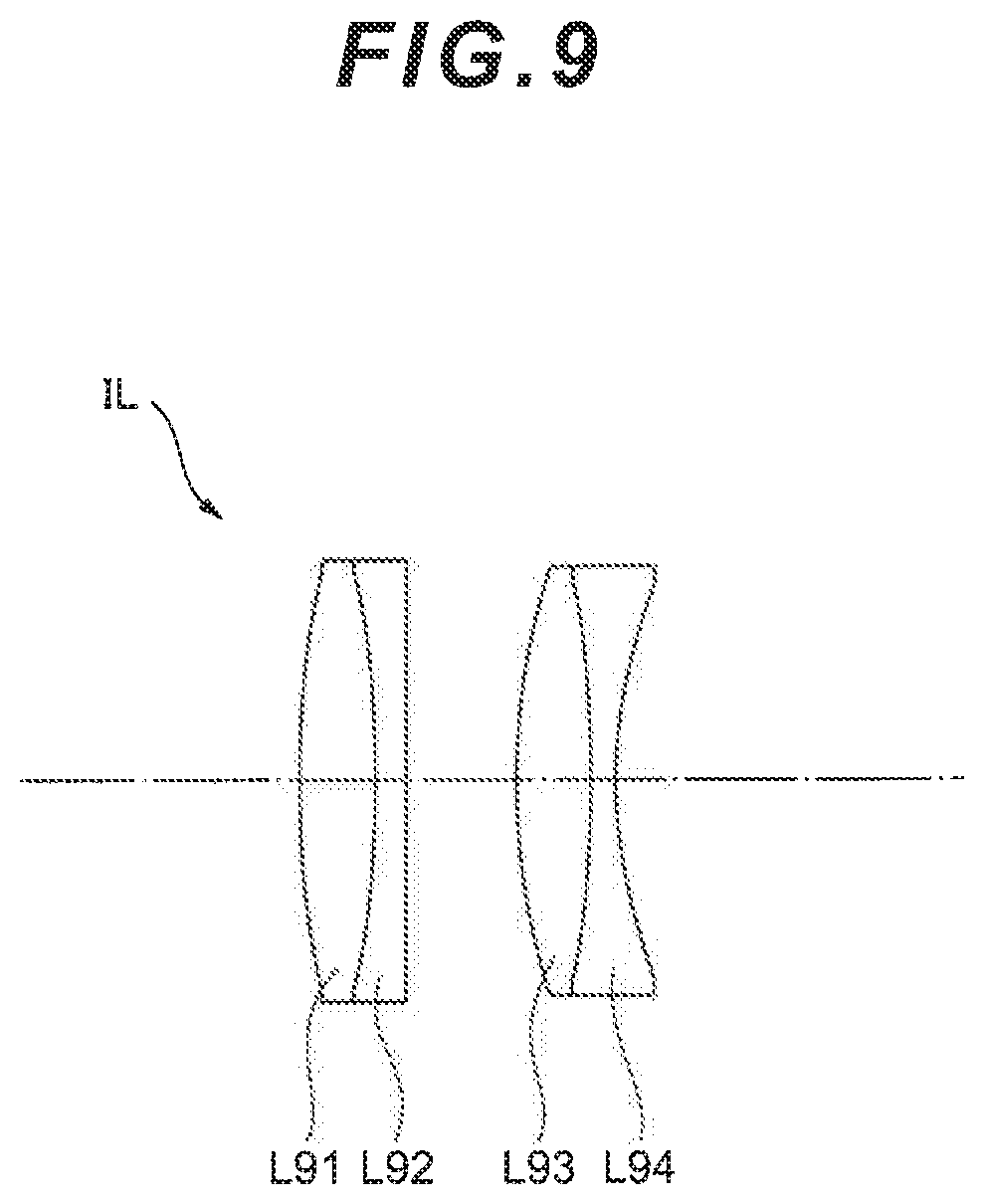 Patent US11782253 Figure 9 – Objective lens, optical system, and microscope