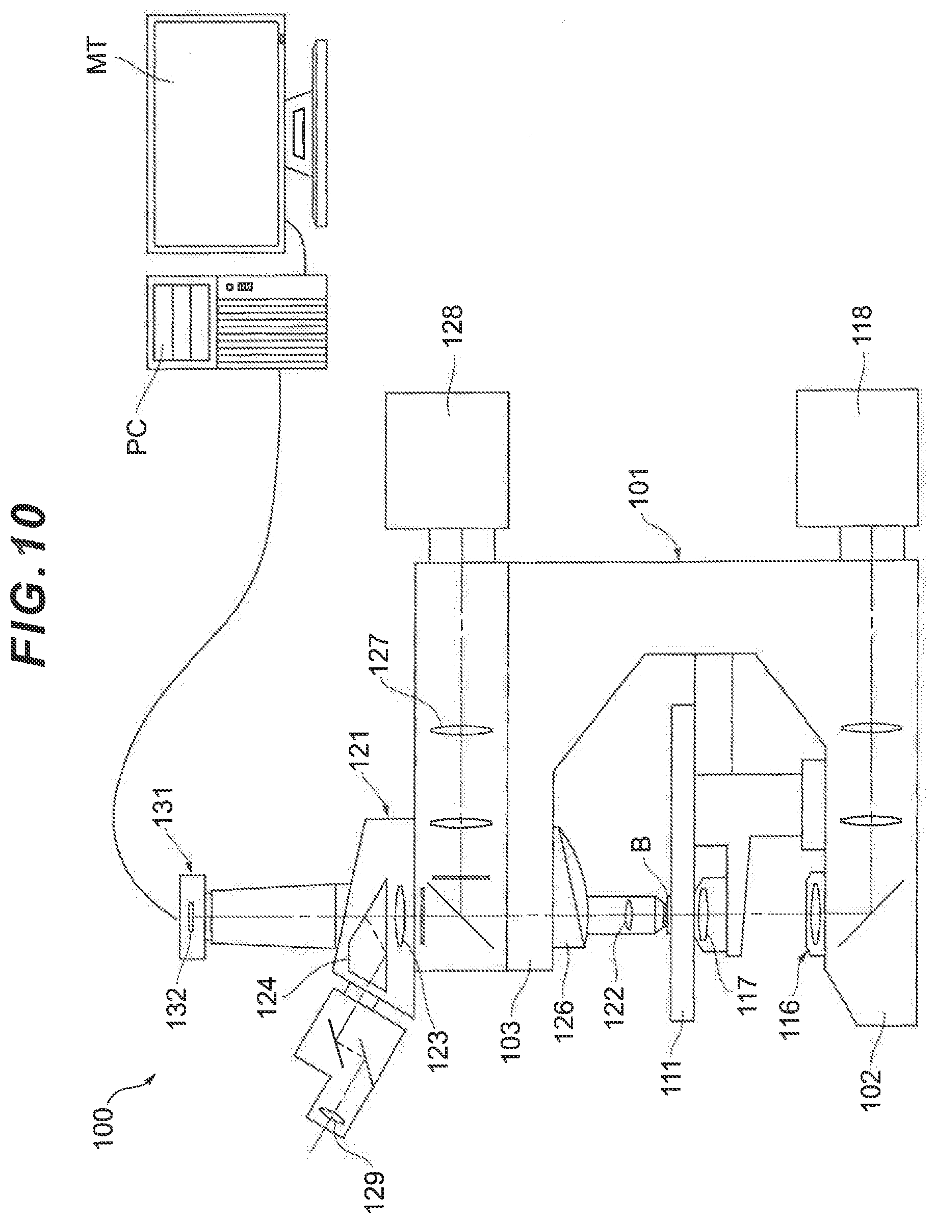 Patent US11782253 Figure 10 – Objective lens, optical system, and microscope