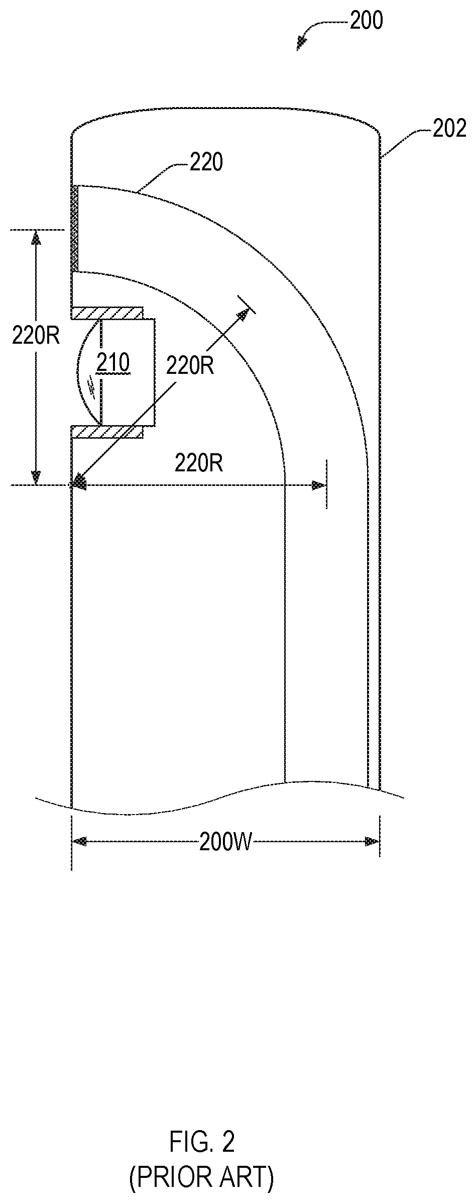 Patent US11782256 Figure 2 – Endoscope imager and associated method