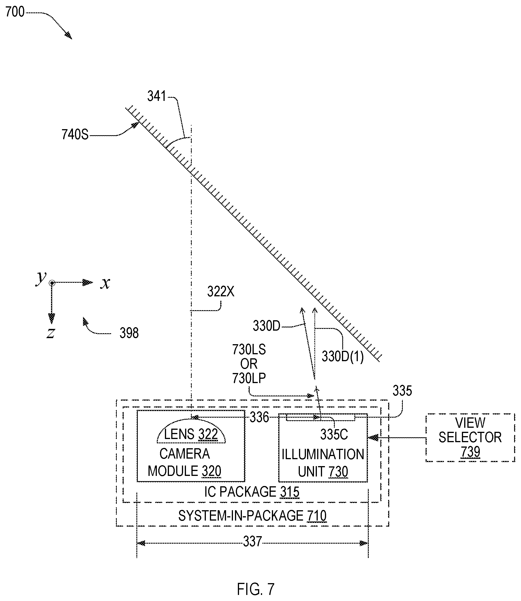 Patent US11782256 Figure 7 – Endoscope imager and associated method
