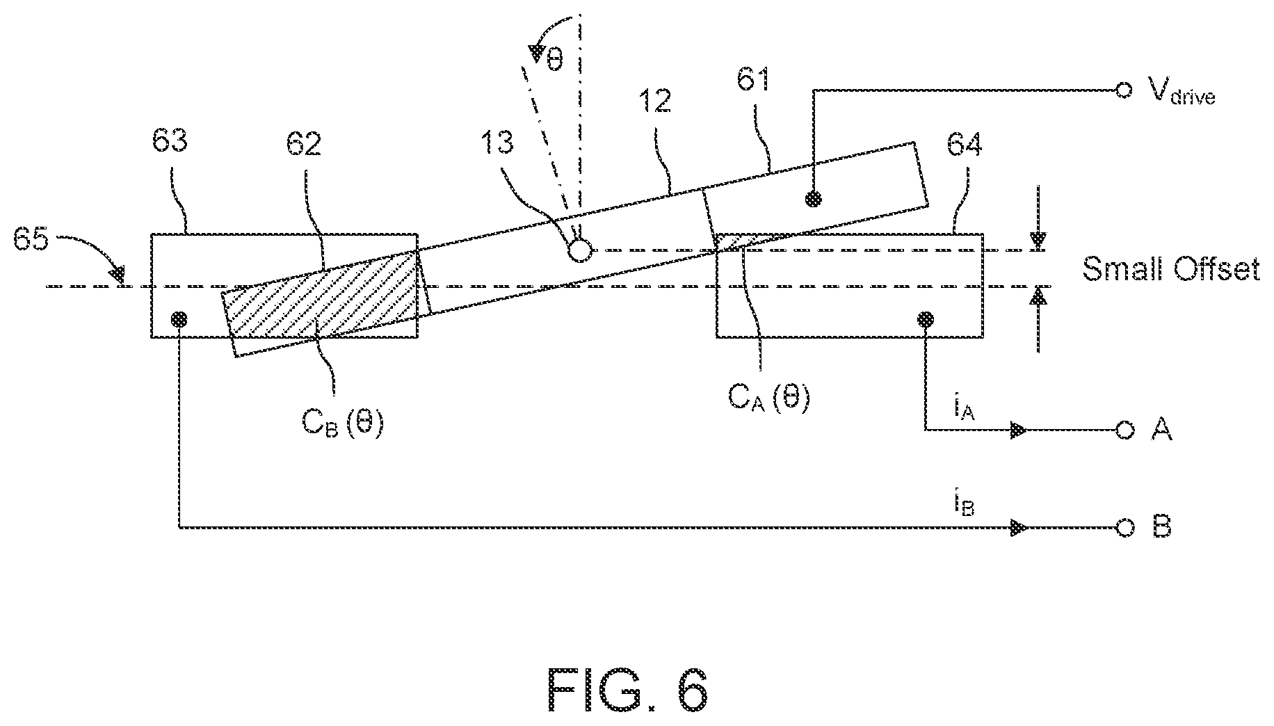 Patent US11782263 Figure 6 – Capacitive charge based self-sensing and position observer for electrostatic MEMS mirrors