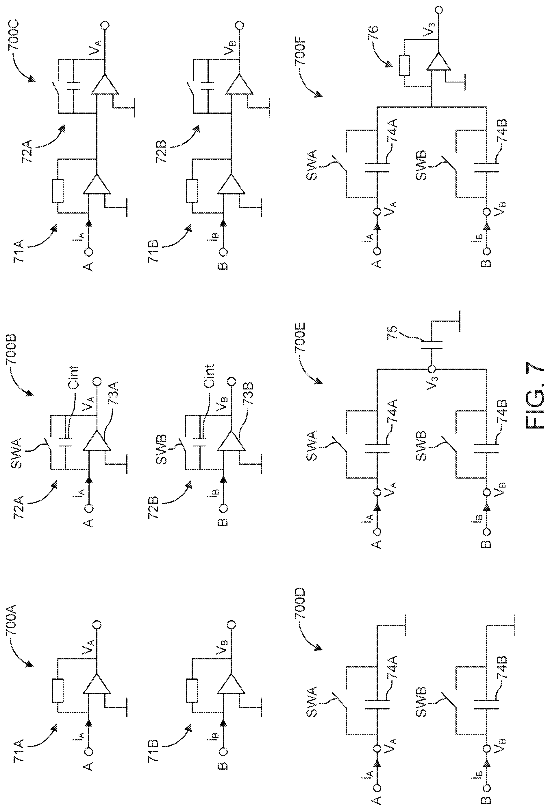 Patent US11782263 Figure 7 – Capacitive charge based self-sensing and position observer for electrostatic MEMS mirrors