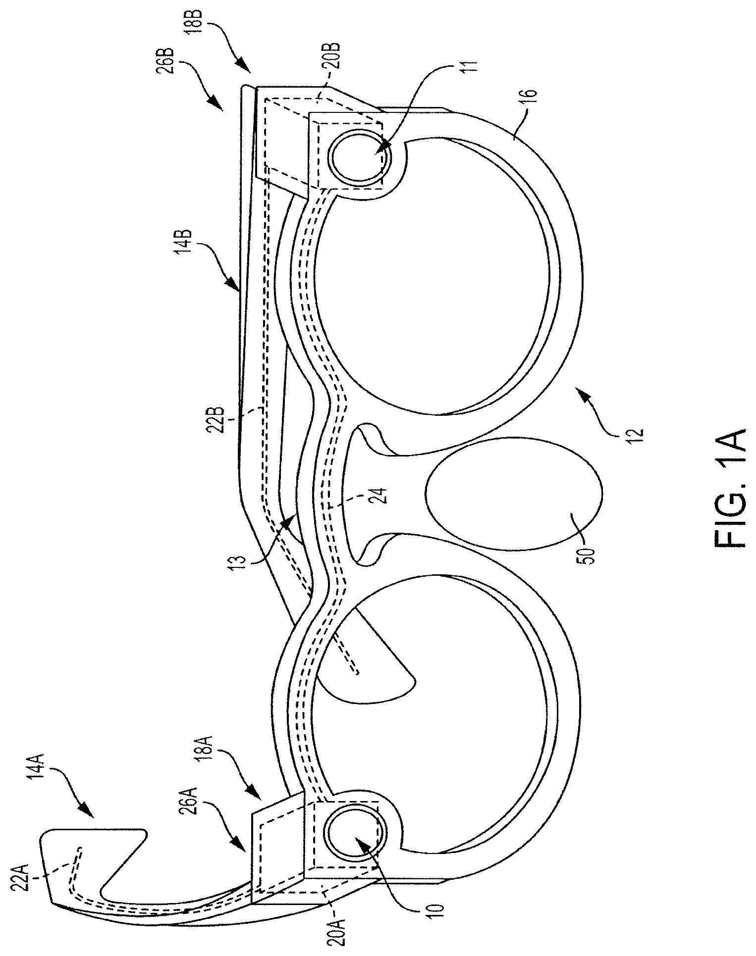 Patent US11782269 Figure 1 – Eyewear use detection