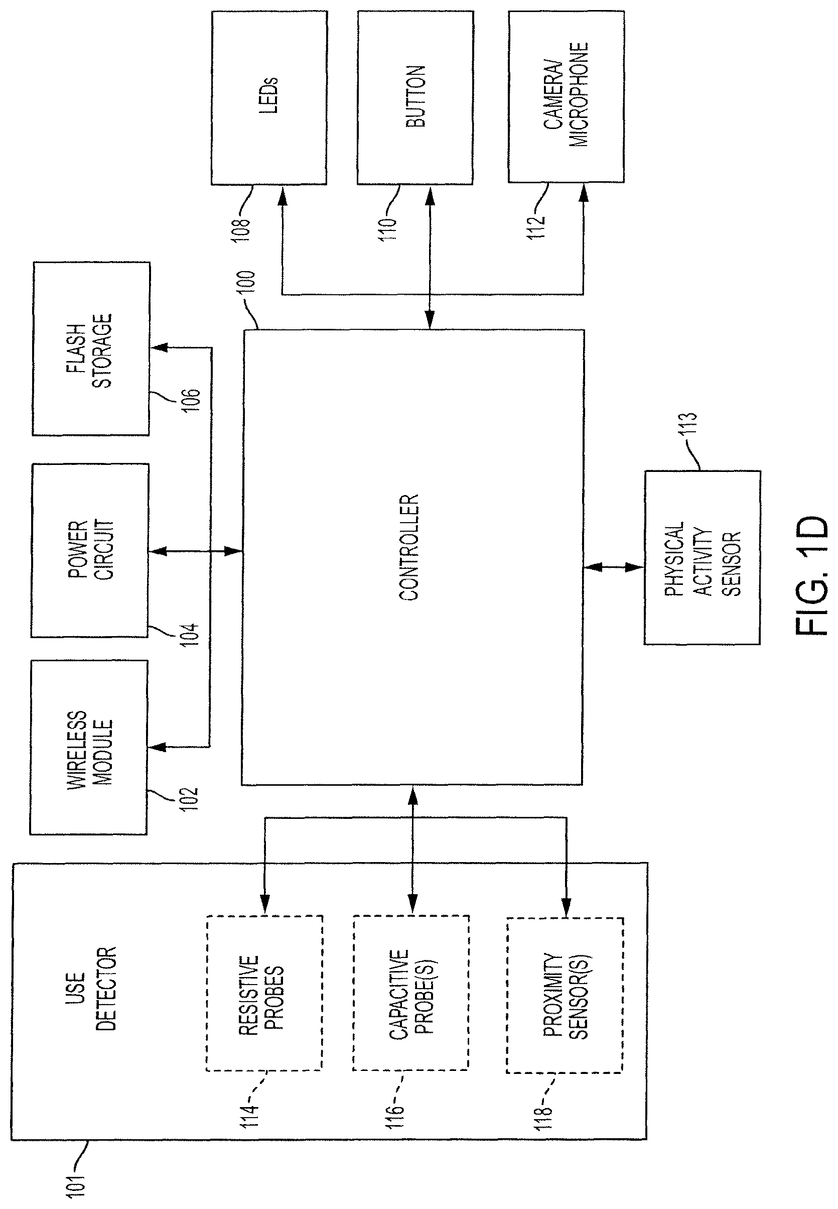 Patent US11782269 Figure 4 – Eyewear use detection