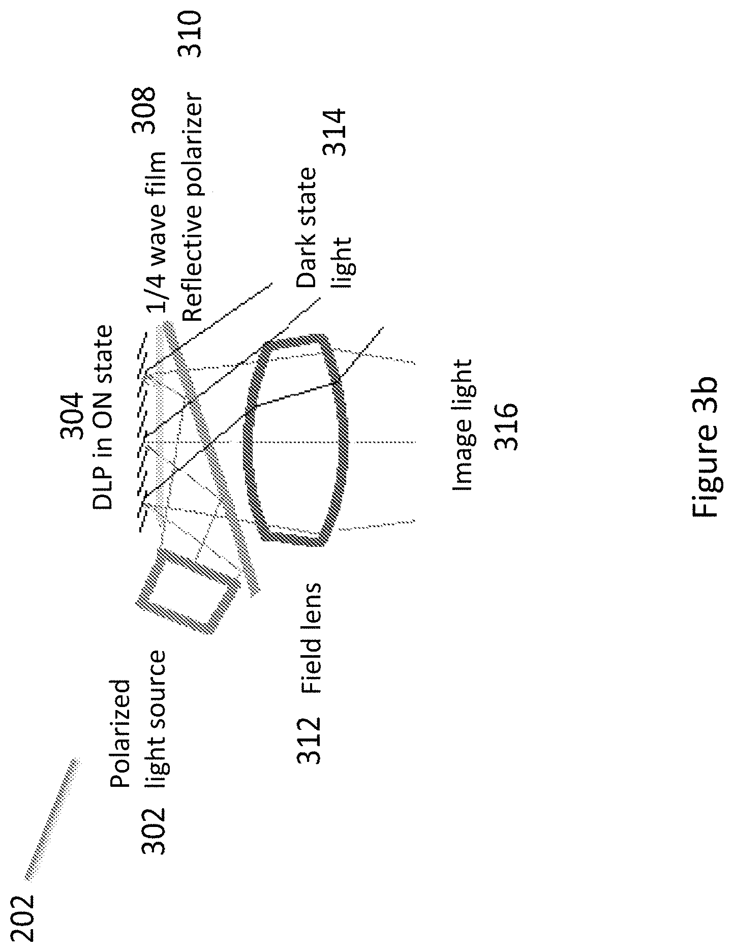 Patent US11782274 Figure 4 – Stray light suppression for head worn computing
