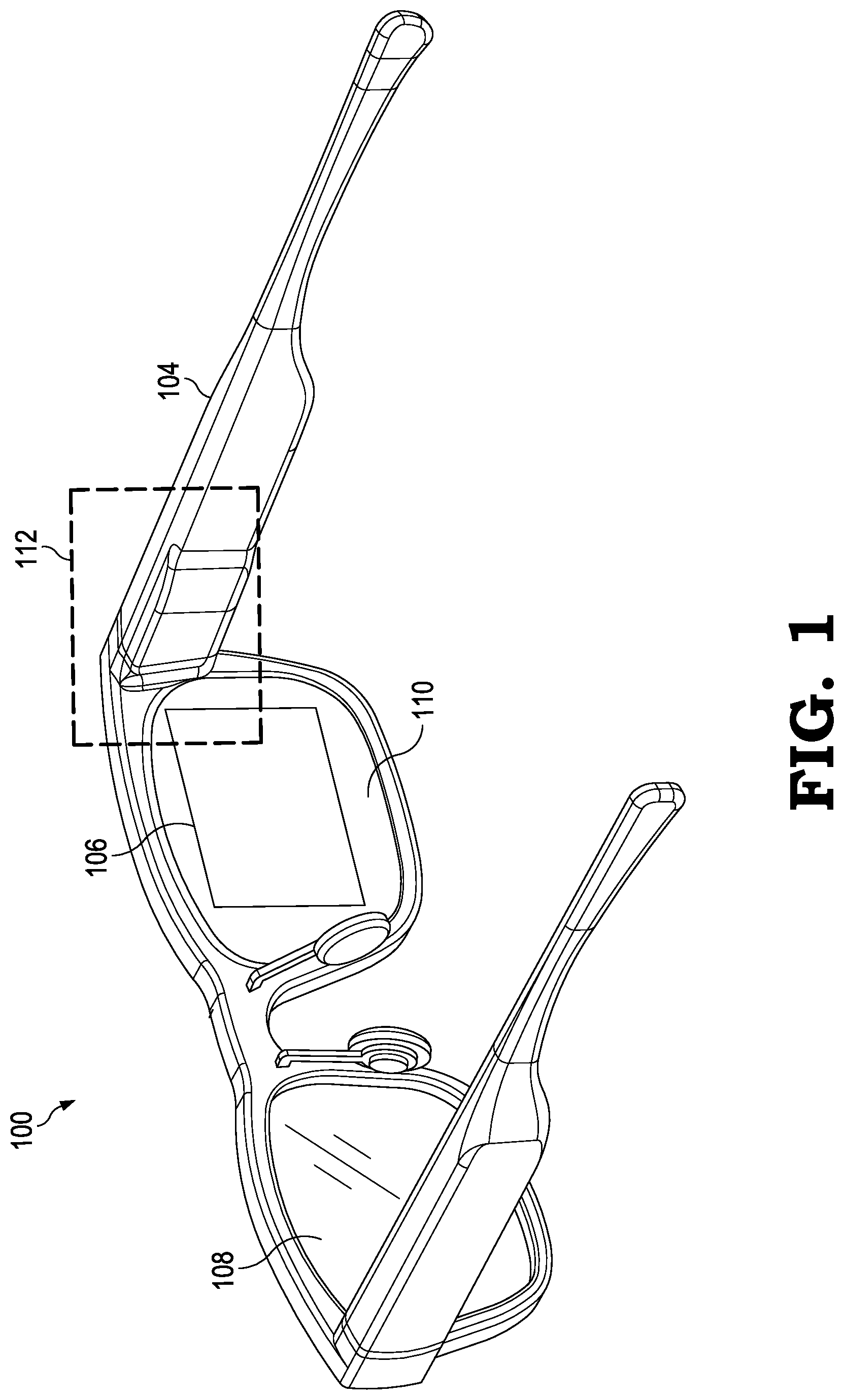 Patent US11782276 Figure 1 – Systems and methods to reduce bounce spacing and double-bounce in waveguides