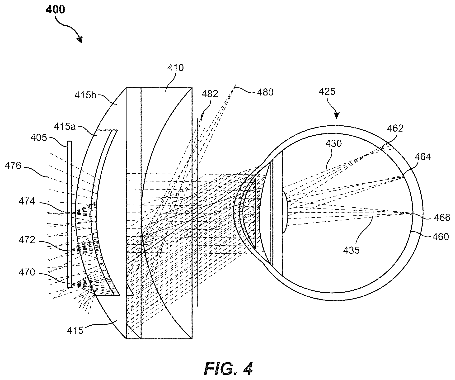 Patent US11782279 Figure 3 – High efficiency pancake lens
