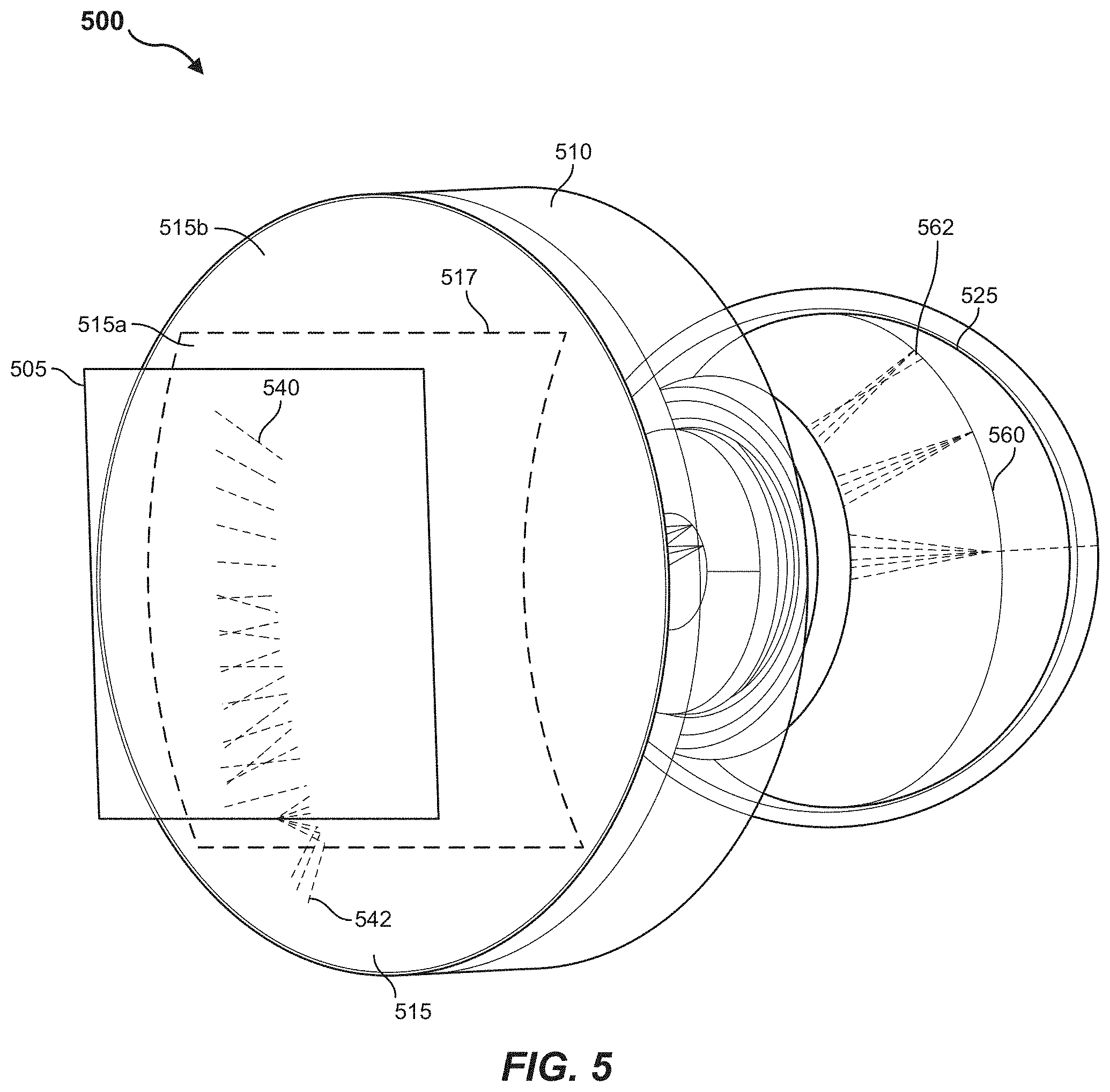 Patent US11782279 Figure 4 – High efficiency pancake lens
