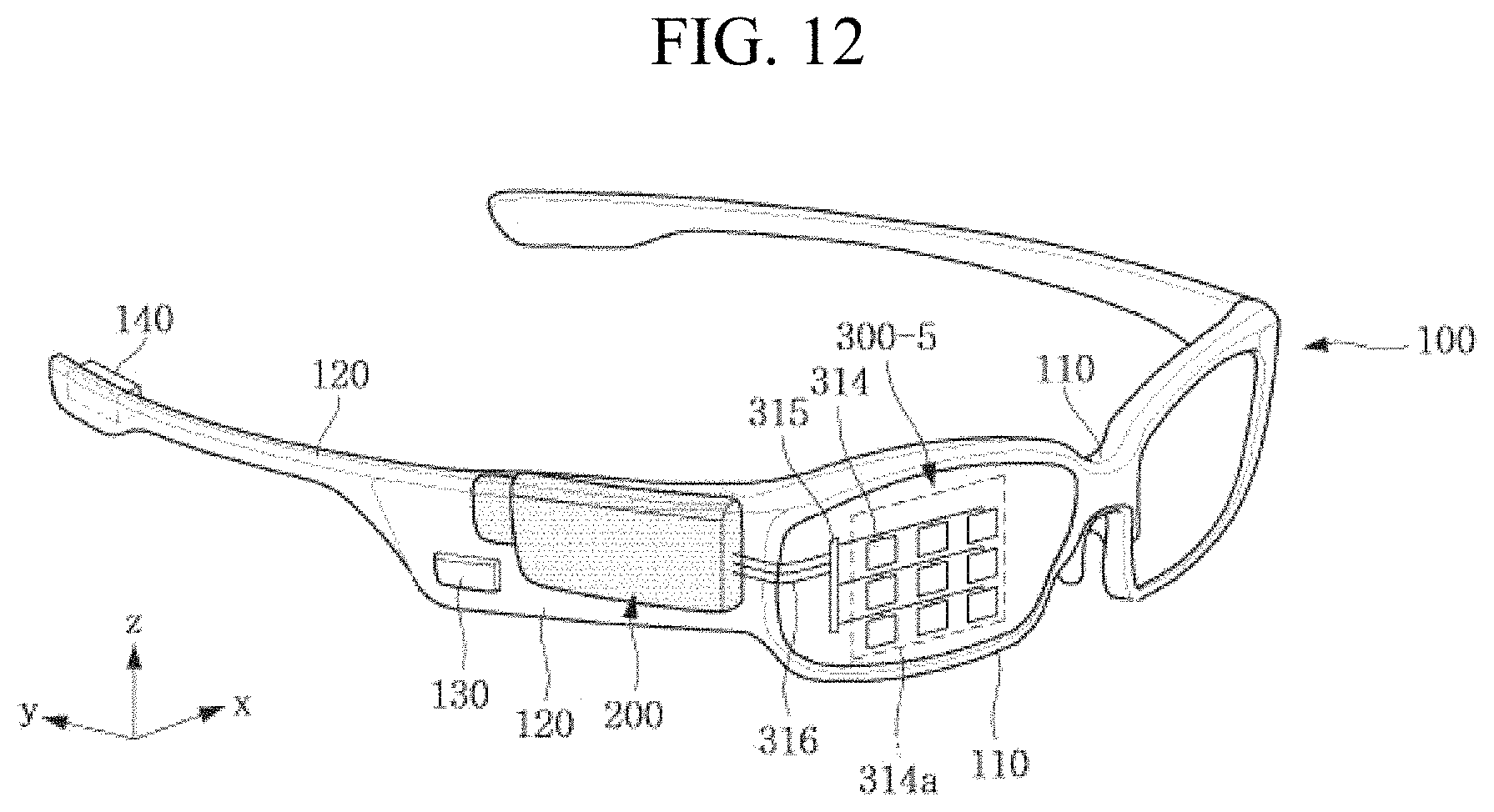 Patent US11782280 Figure 15 – Electronic device