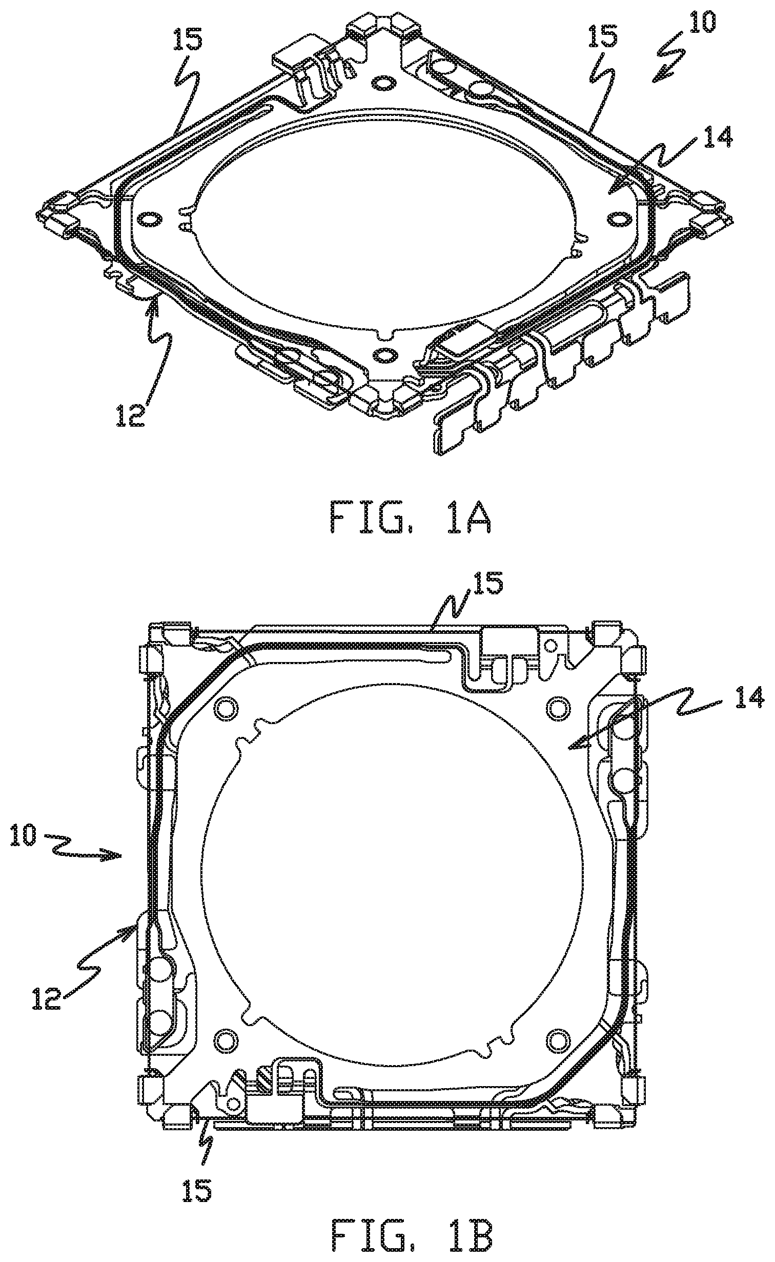 Patent US11782286 Figure 1 – Shape memory alloy wire attachment structures for a suspension assembly
