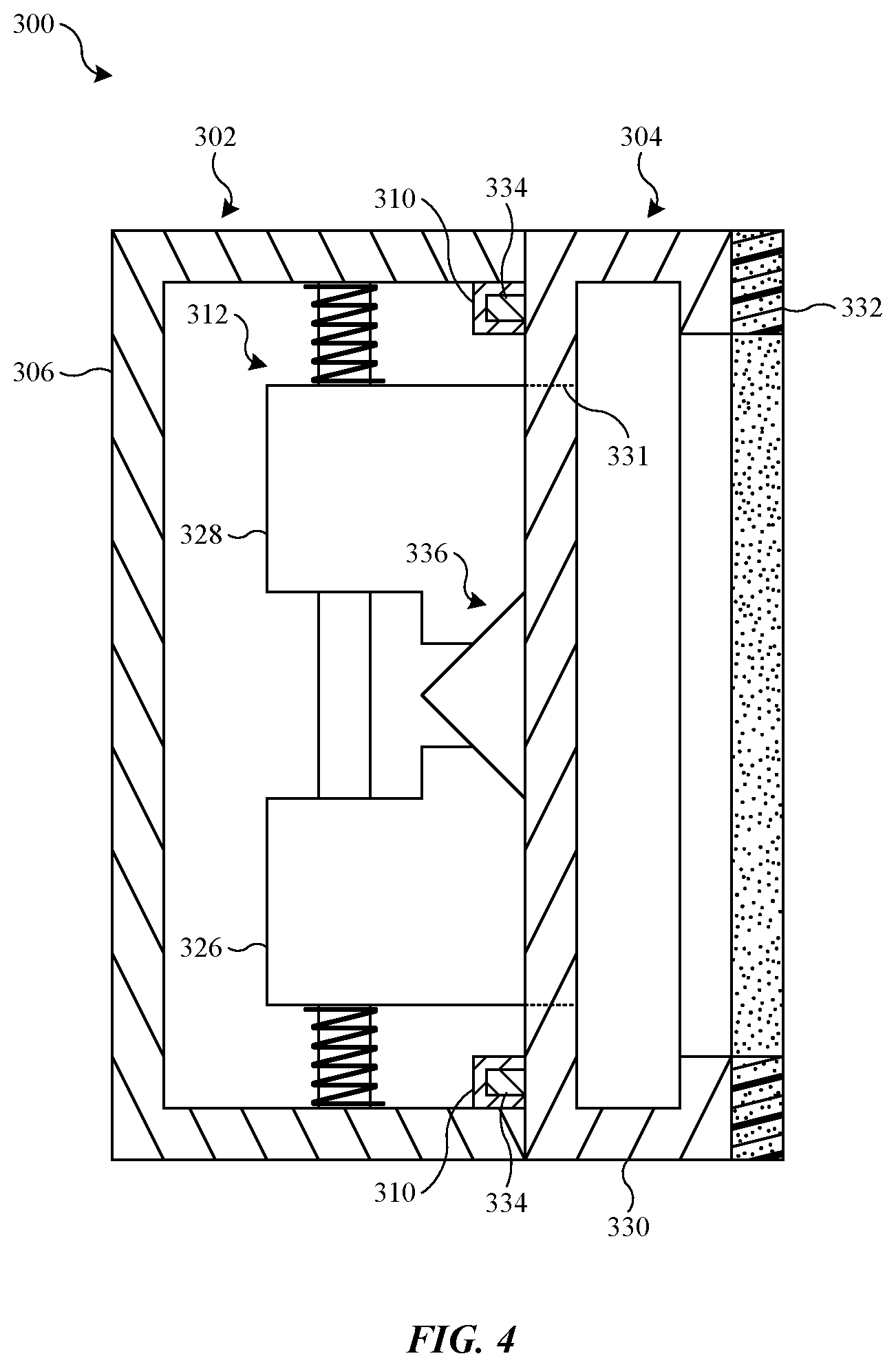 Patent US11782288 Figure 4 – Head-mounted device with adjustment mechanism