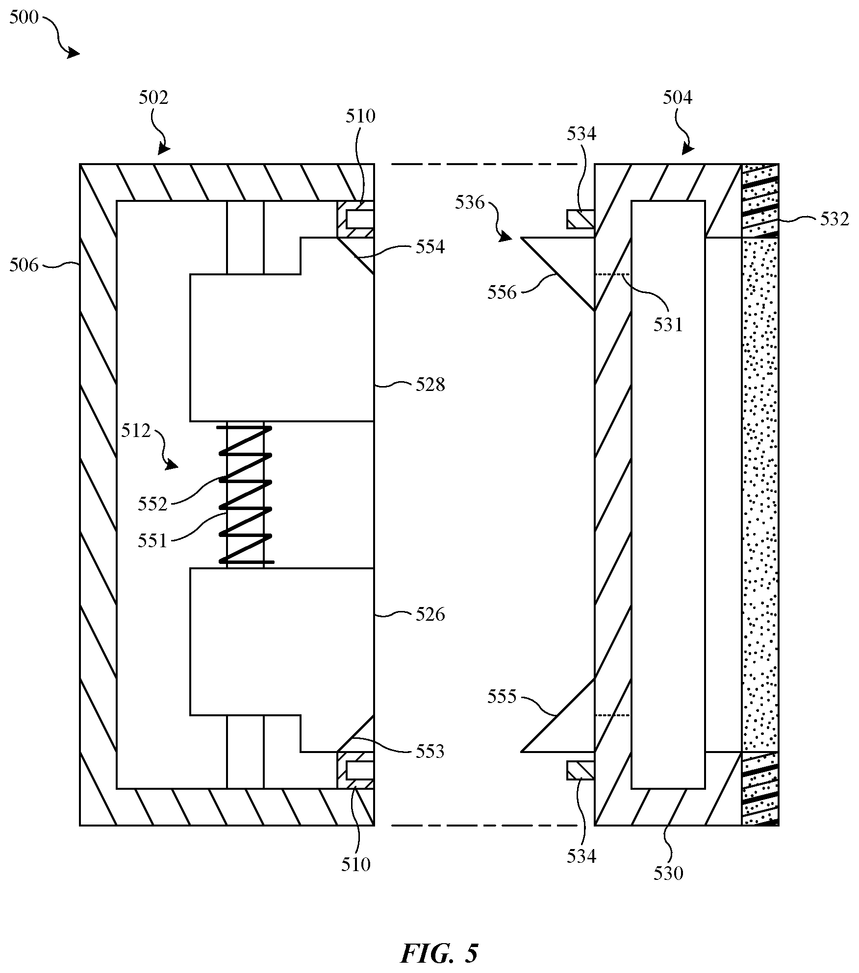 Patent US11782288 Figure 5 – Head-mounted device with adjustment mechanism