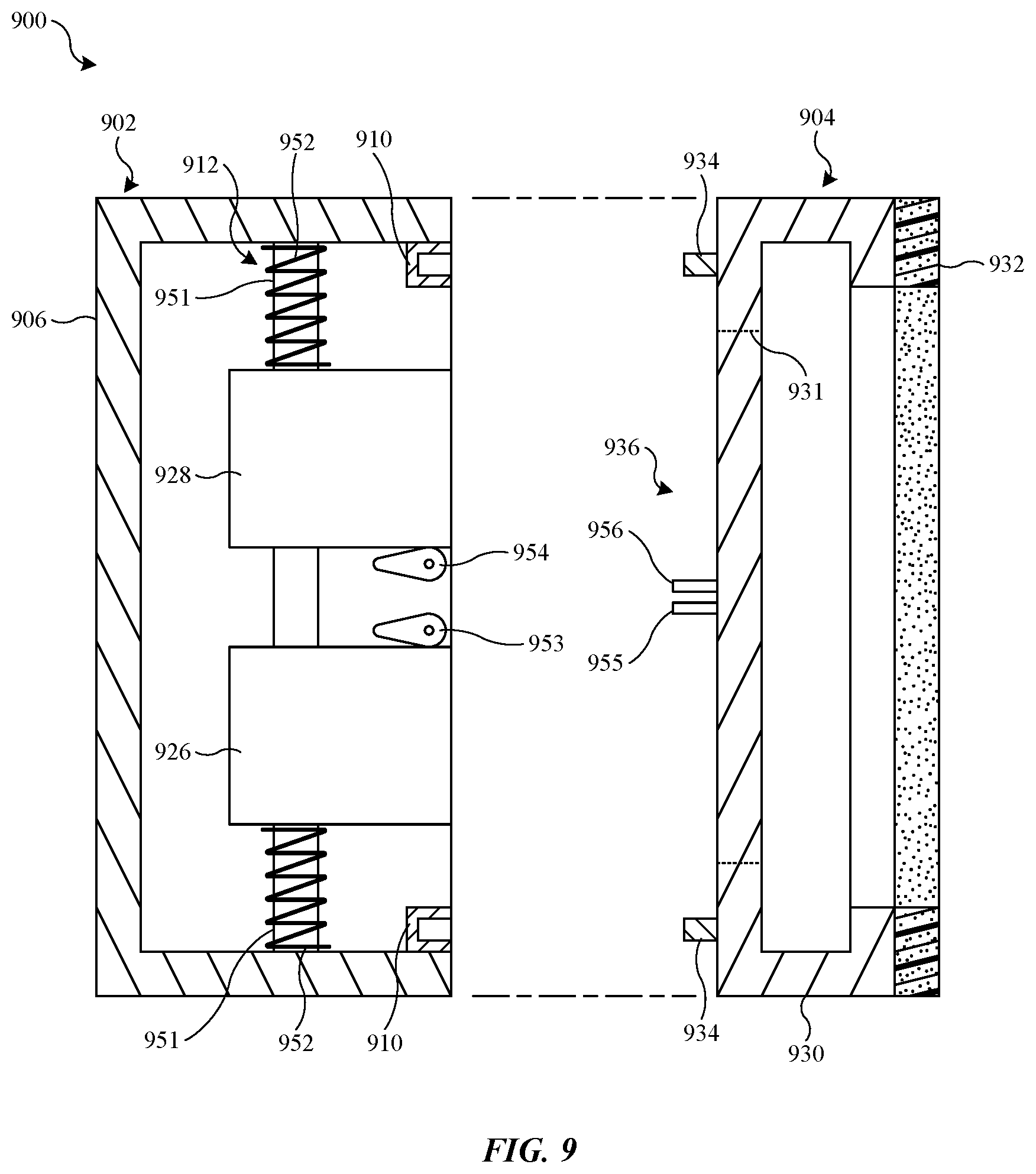 Patent US11782288 Figure 9 – Head-mounted device with adjustment mechanism