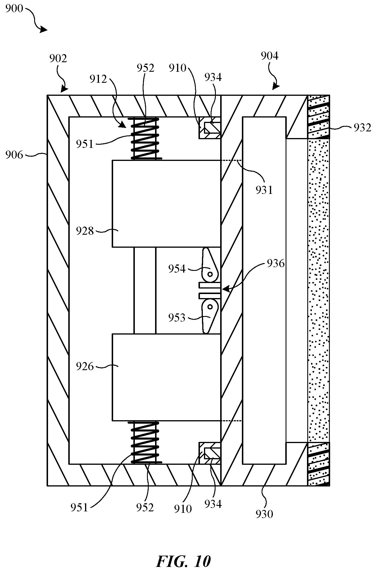 Patent US11782288 Figure 10 – Head-mounted device with adjustment mechanism
