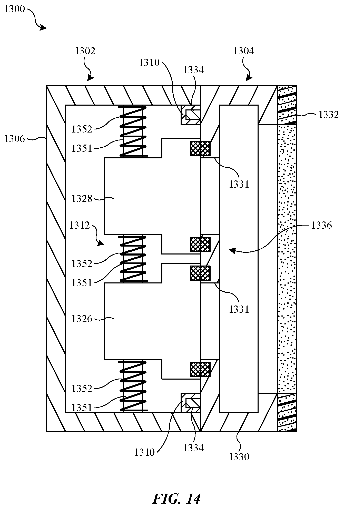 Patent US11782288 Figure 14 – Head-mounted device with adjustment mechanism