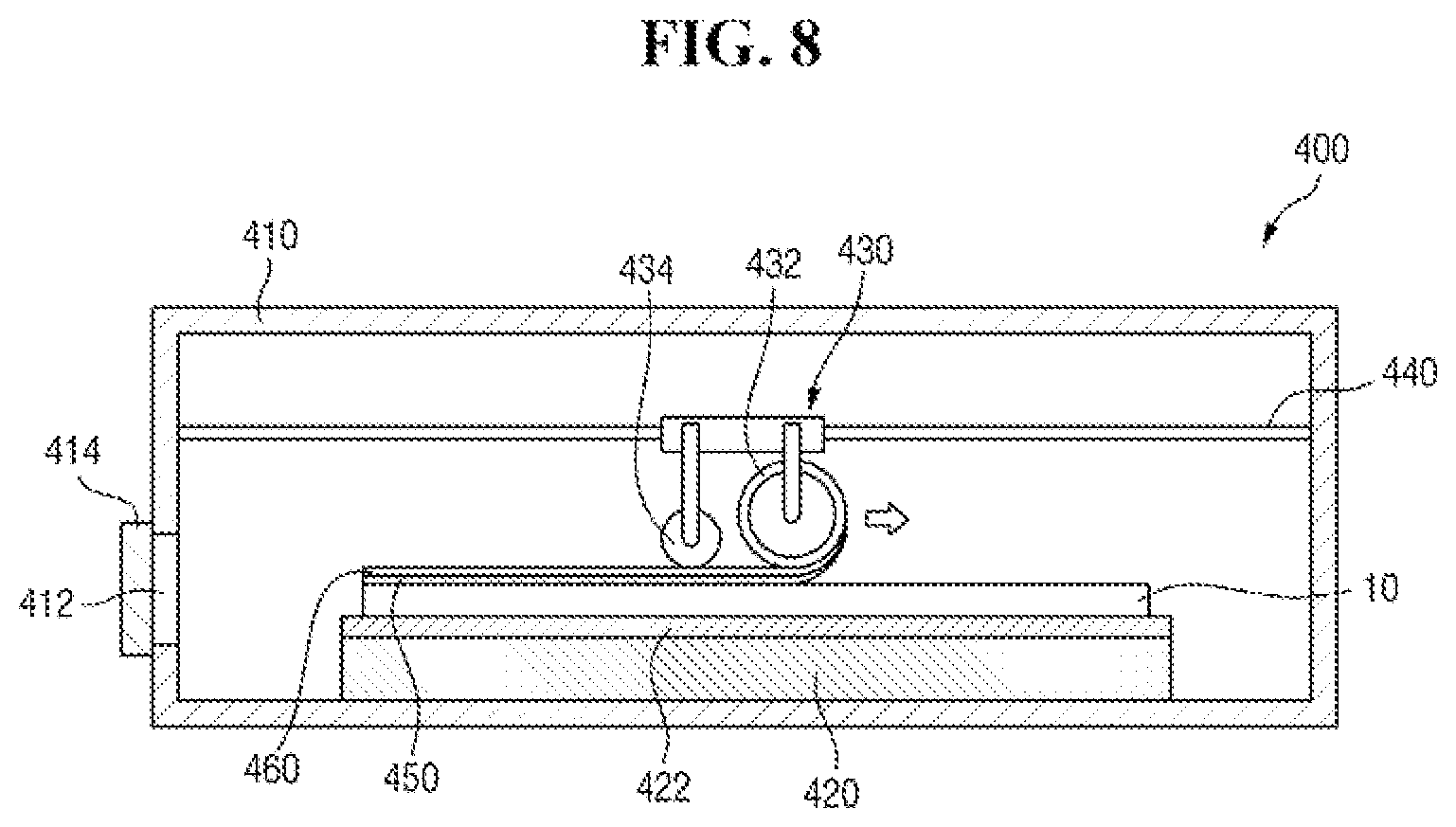 Patent US11782289 Figure 8 – Display device and panel bonding system including the same