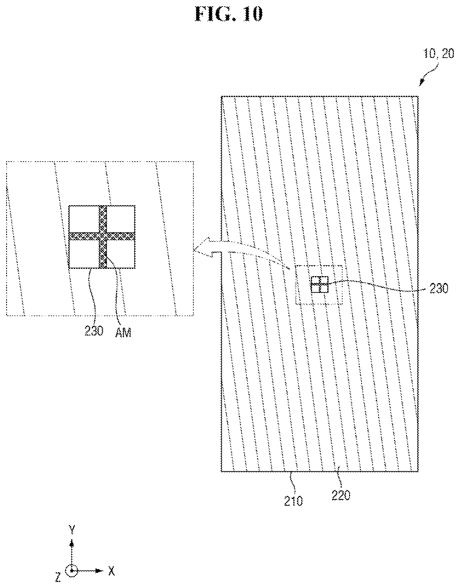 Patent US11782289 Figure 10 – Display device and panel bonding system including the same