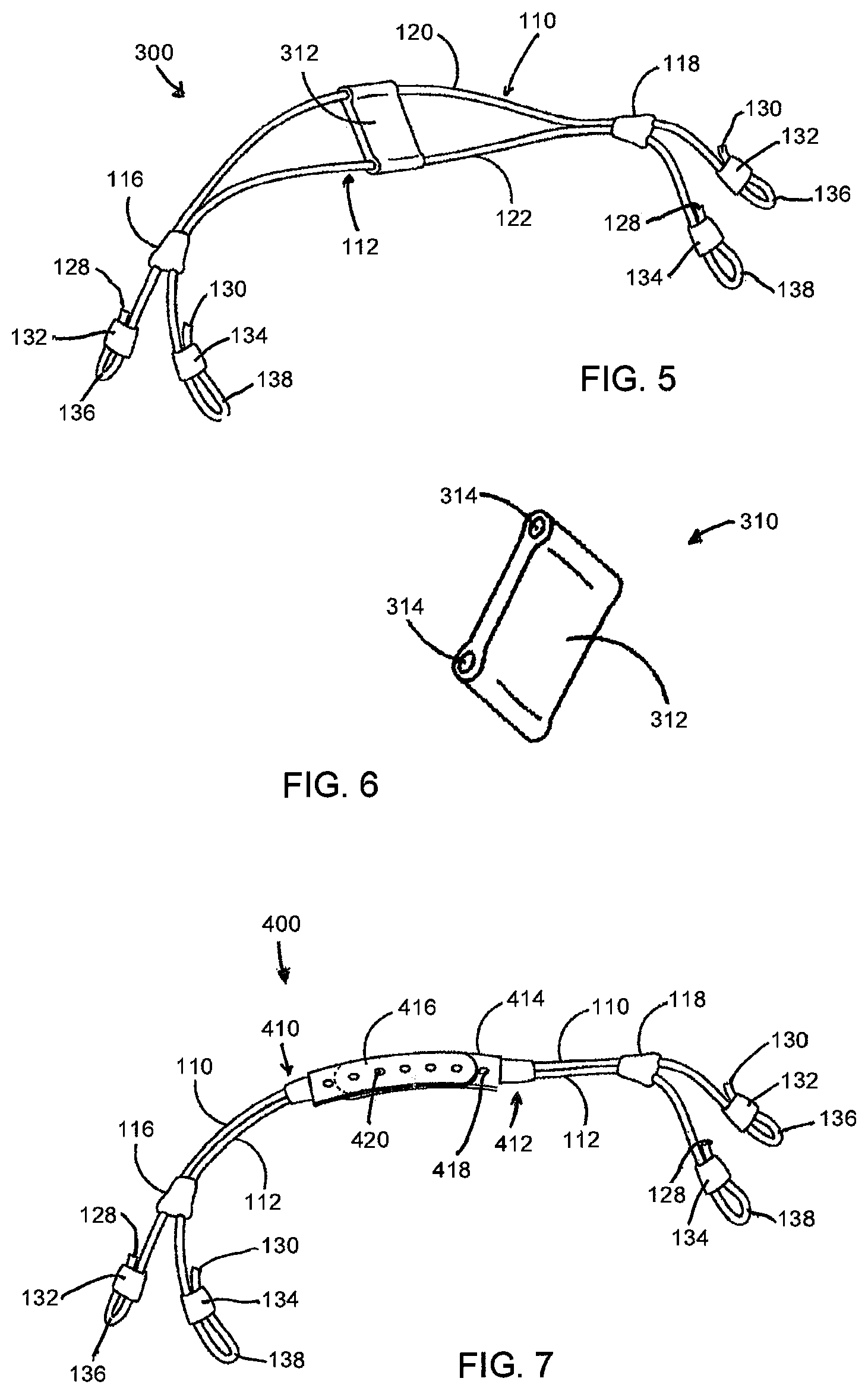 Patent US11782291 Figure 3 – Eyeglasses retainer headband