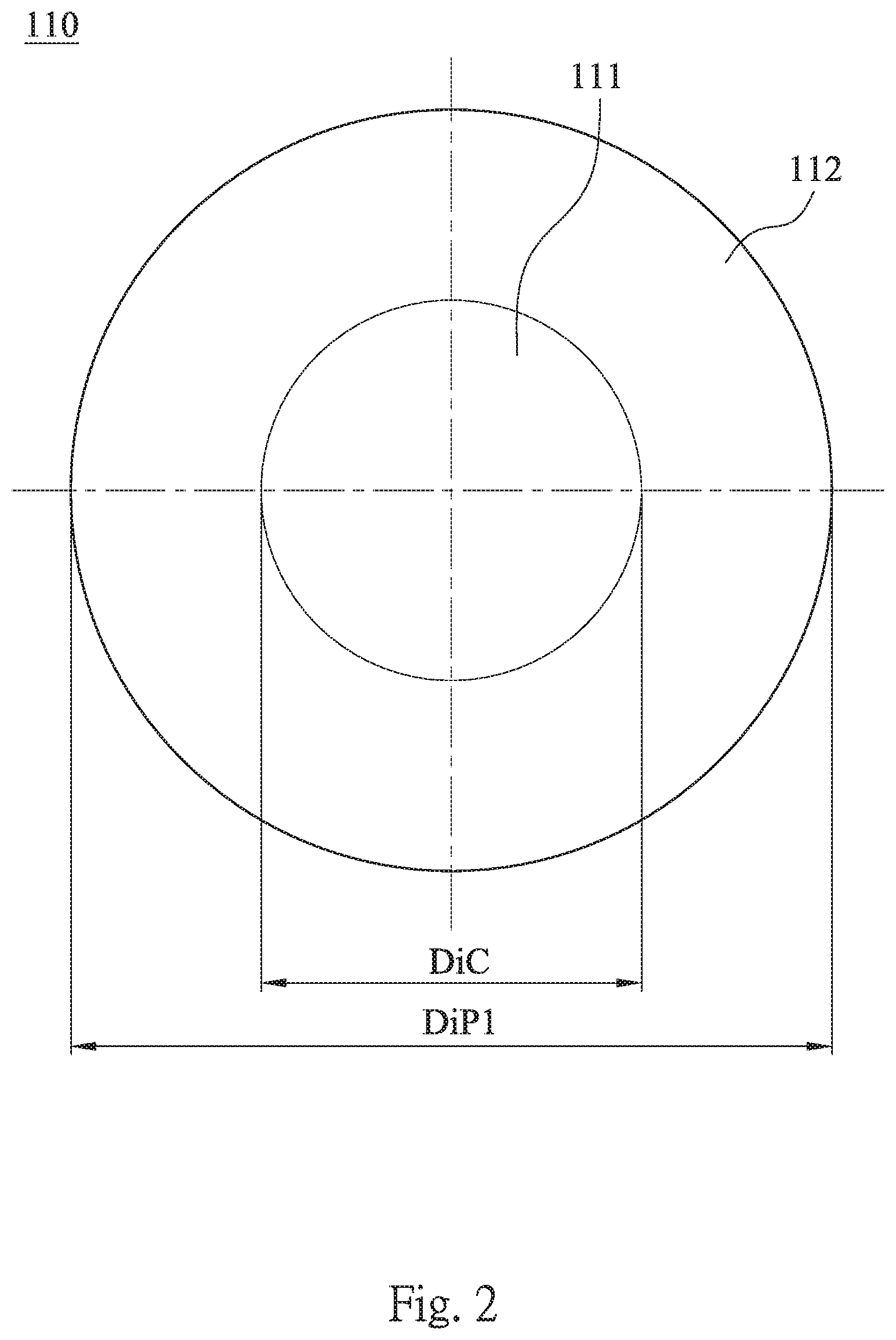 Patent US11782294 Figure 2 – Multifocal contact lens and contact lens product