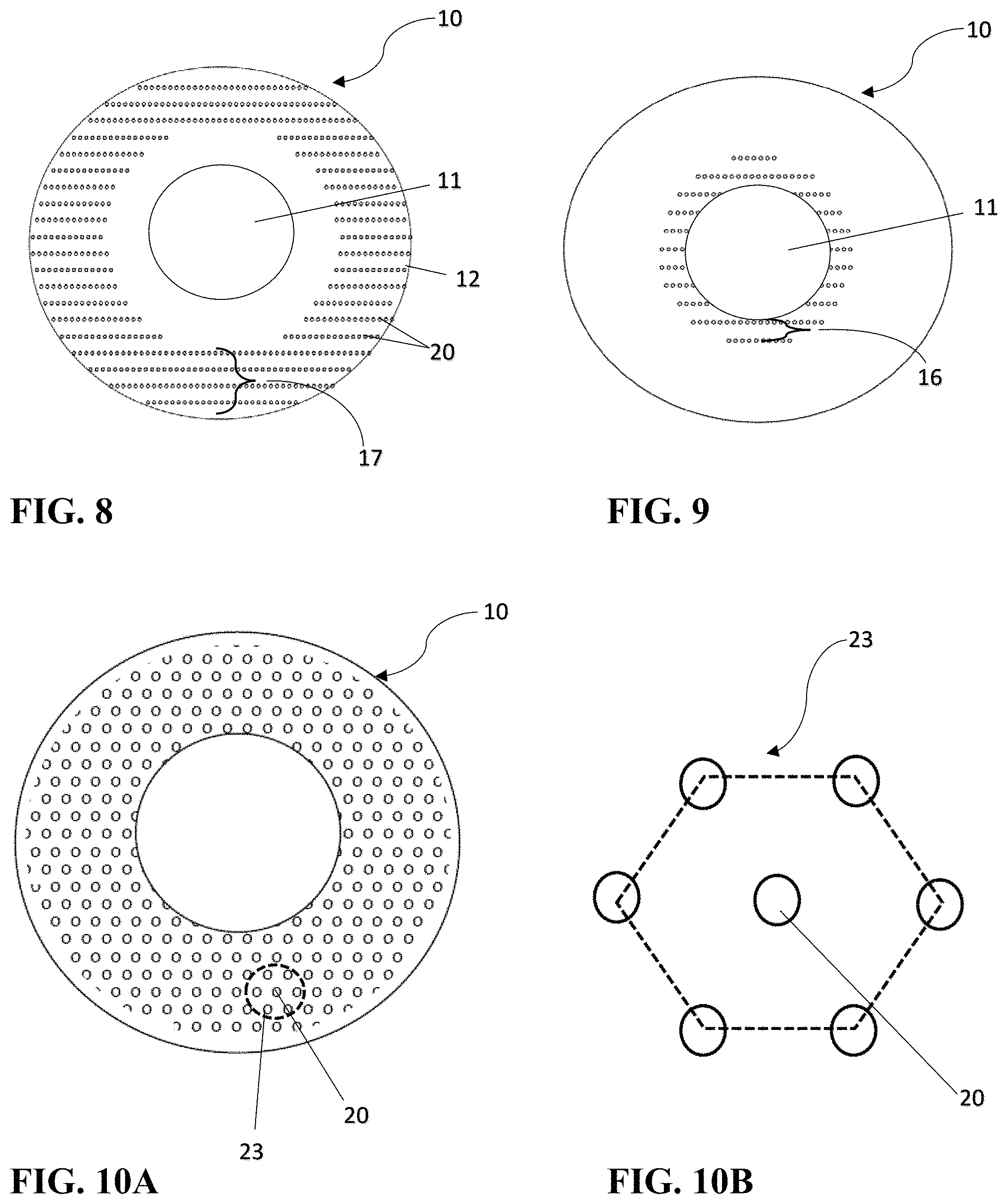 Patent US11782297 Figure 4 – Dimpled contact lens