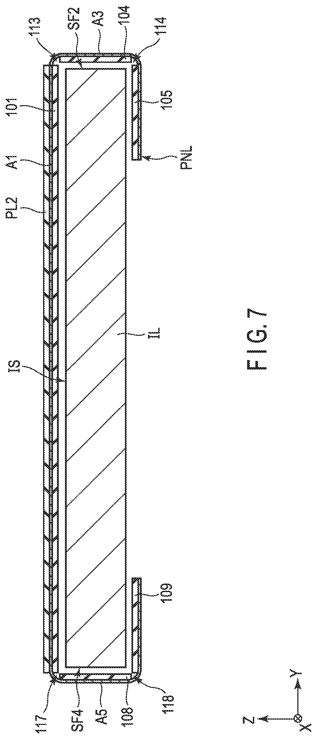 Patent US11782299 Figure 7 – Display device