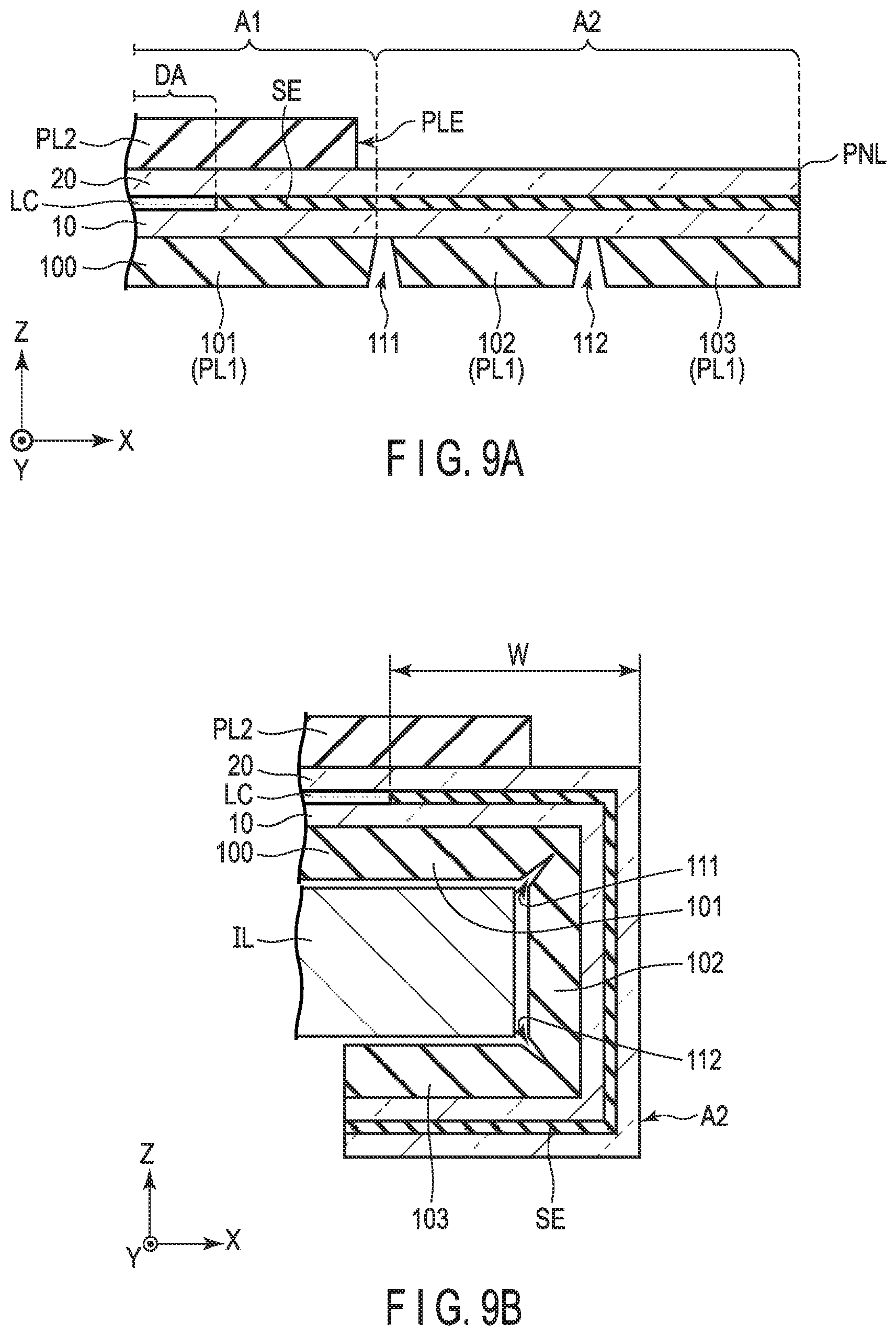 Patent US11782299 Figure 9 – Display device