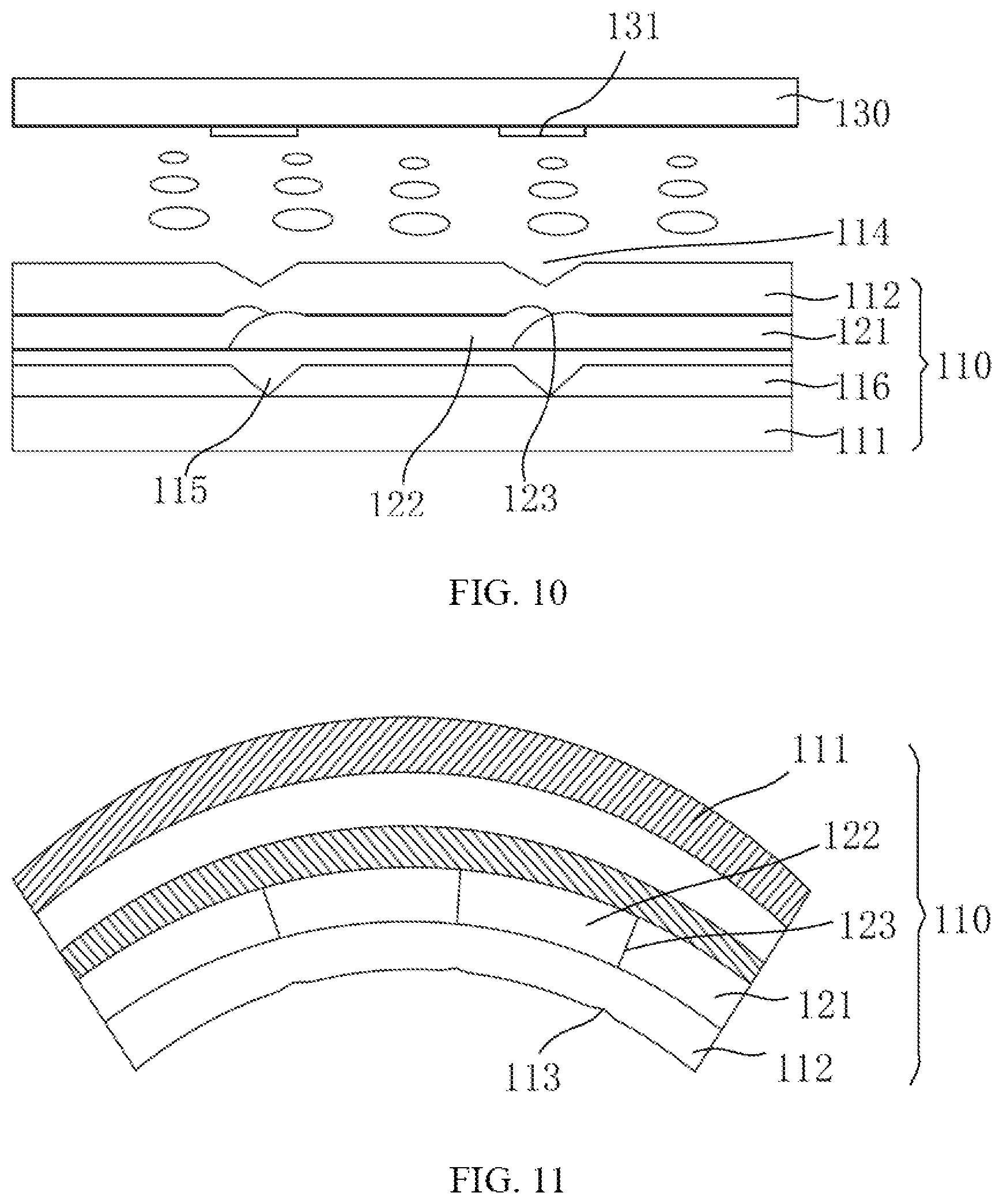 Patent US11782301 Figure 5 – Curved screen and display device