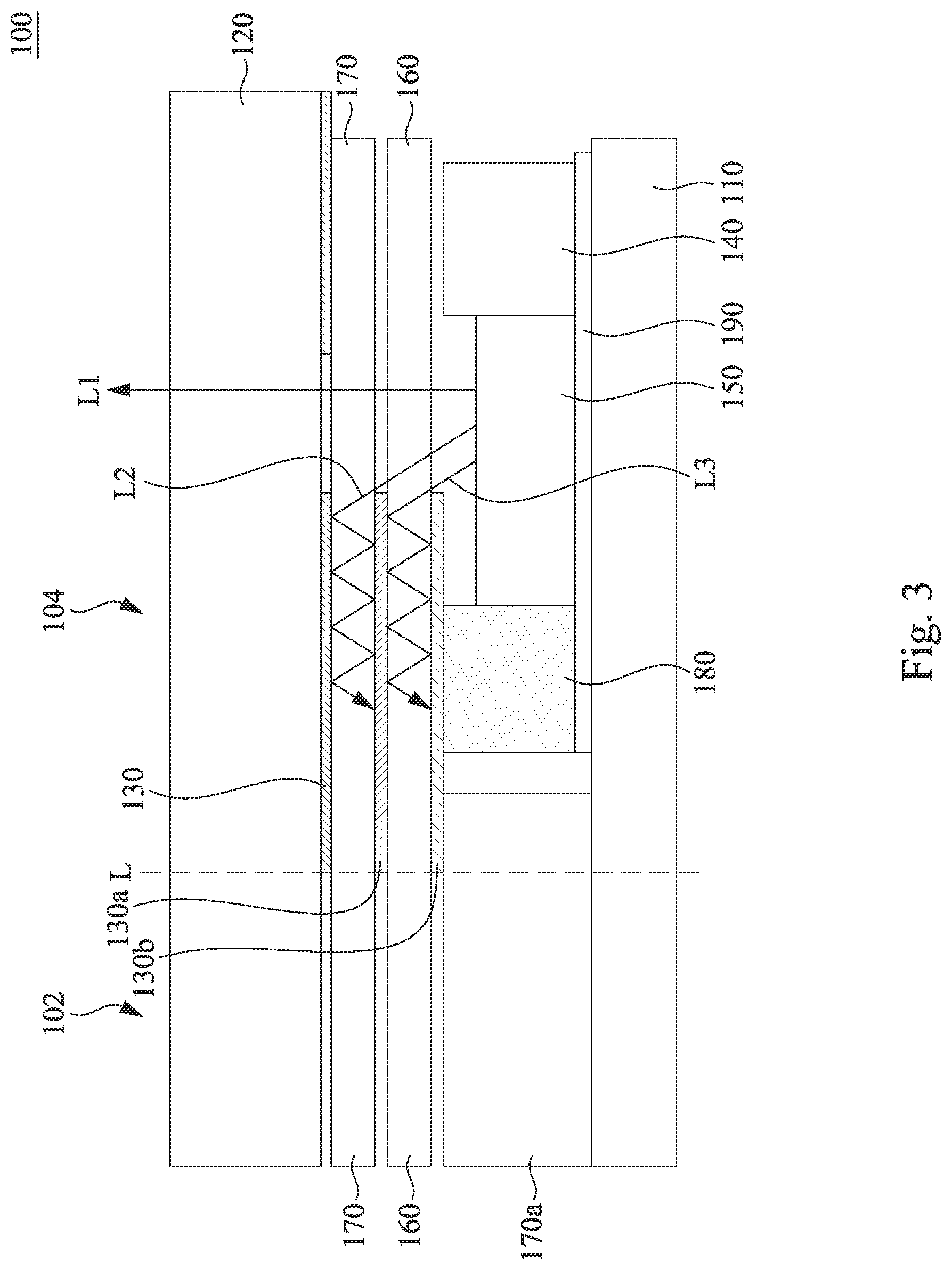 Patent US11782303 Figure 3 – Electronic device and manufacturing method with a particular light shielding structure in an icon region