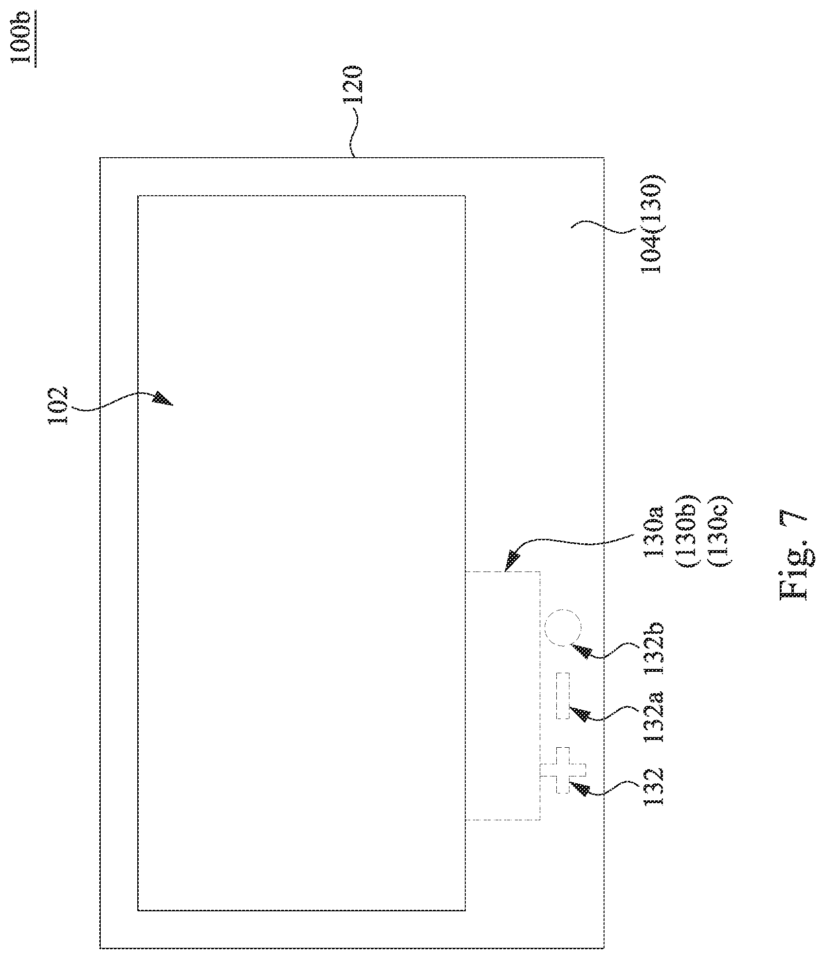 Patent US11782303 Figure 7 – Electronic device and manufacturing method with a particular light shielding structure in an icon region