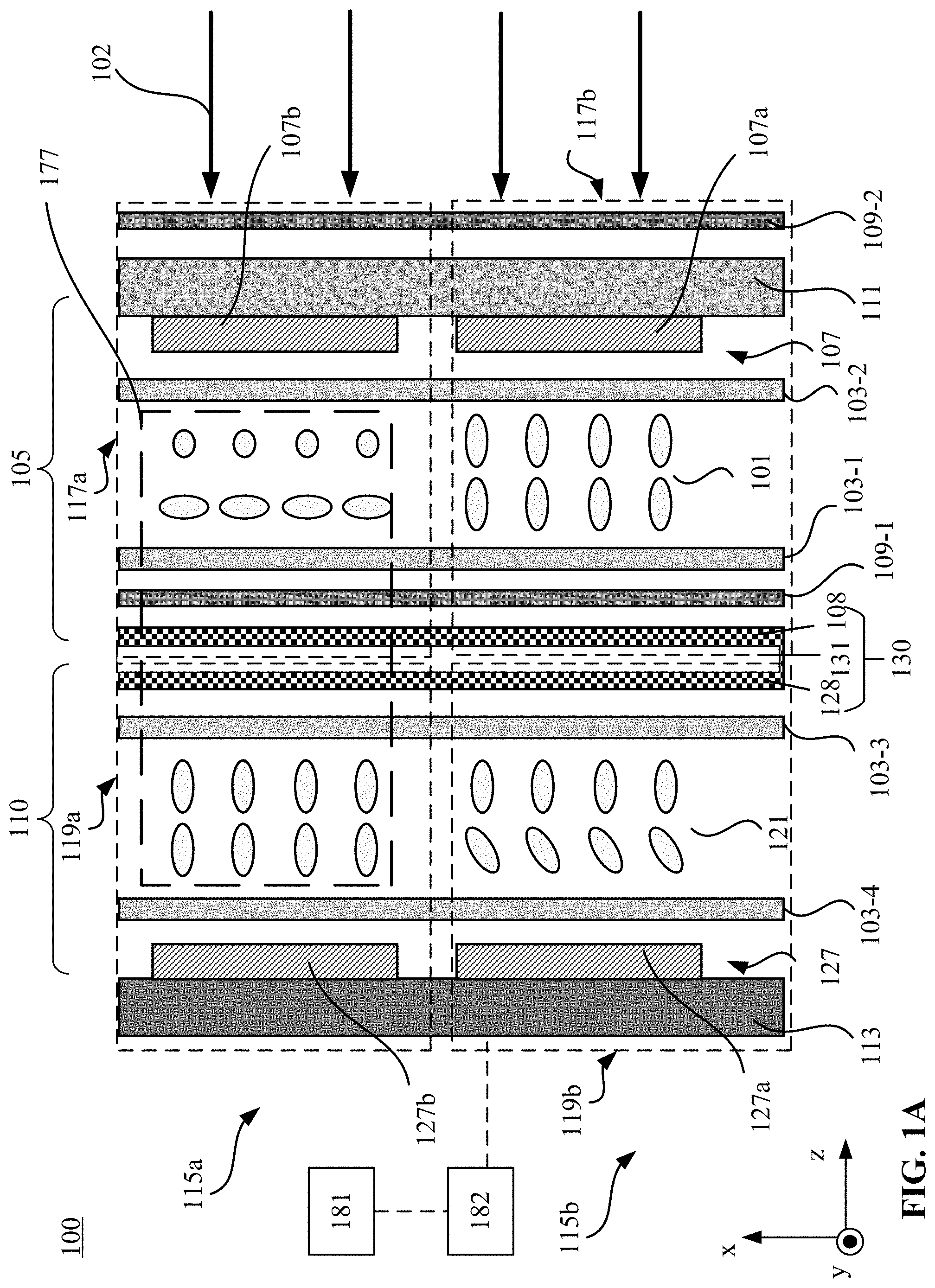 Patent US11782305 Figure 1 – Complex wavefront modulator with reduced thickness and fabrication method thereof