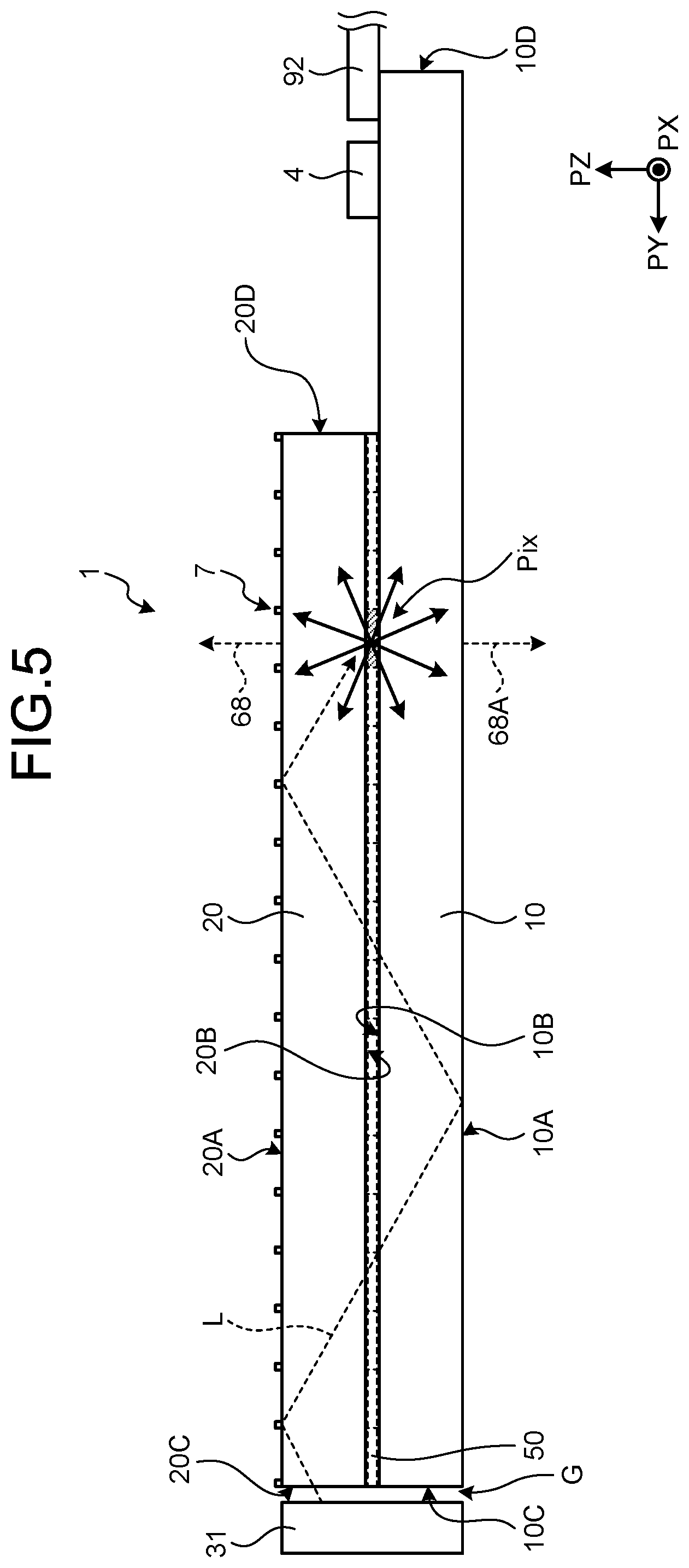 Patent US11782306 Figure 4 – Display device