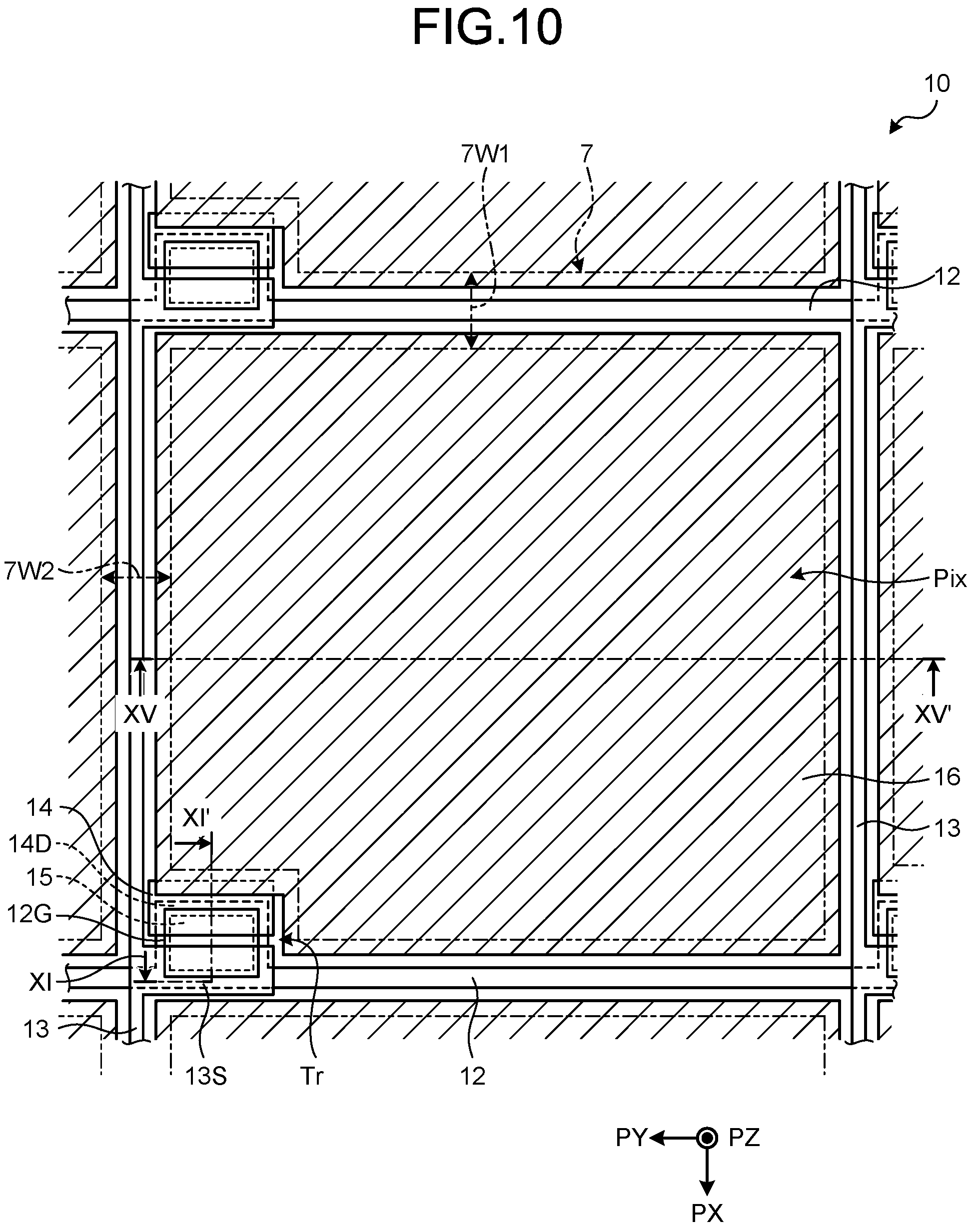 Patent US11782306 Figure 7 – Display device