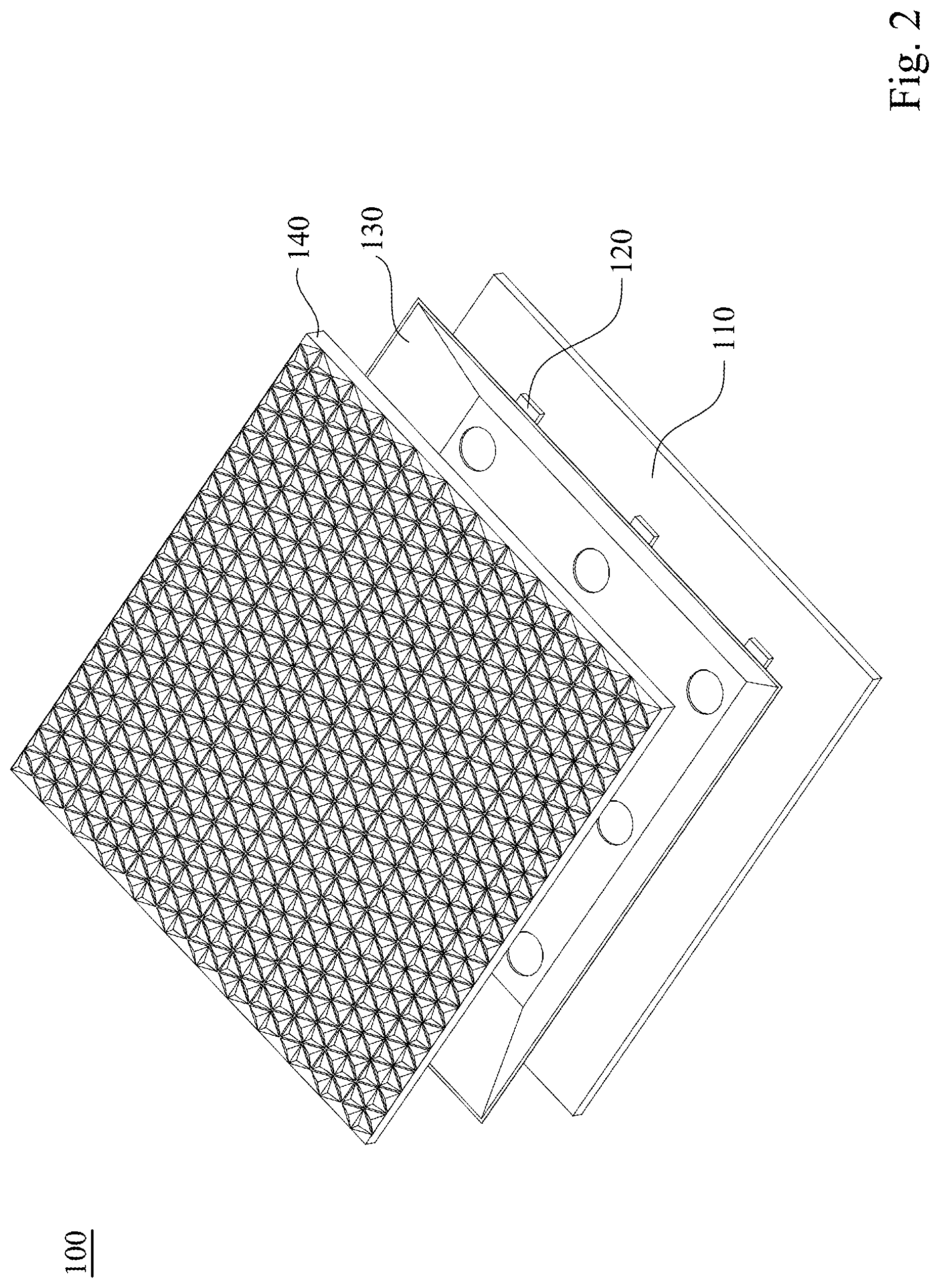 Patent US11782307 Figure 2 – Backlight module of display device