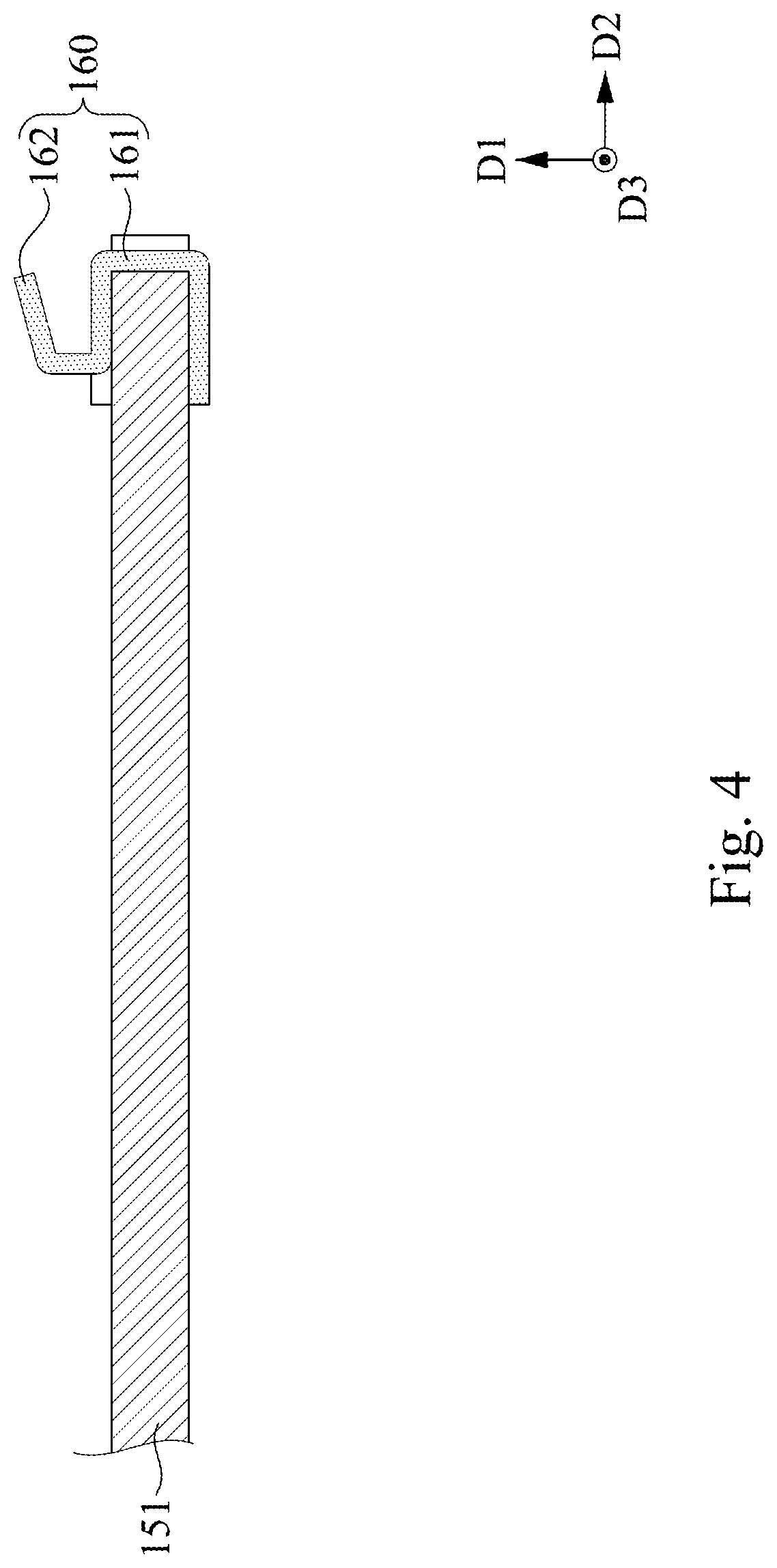 Patent US11782311 Figure 4 – Display device, backlight module, and method for assembling backlight module