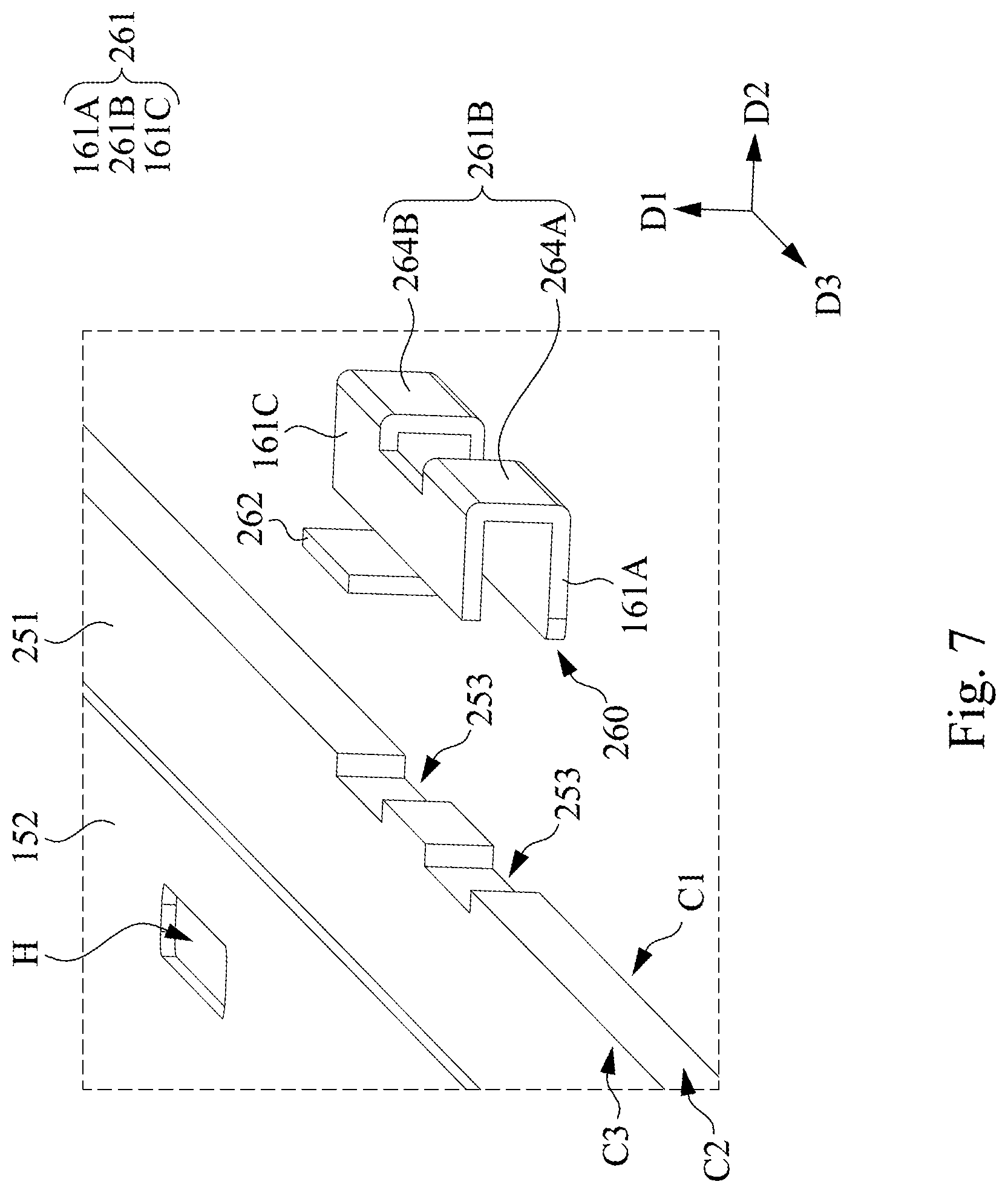 Patent US11782311 Figure 7 – Display device, backlight module, and method for assembling backlight module